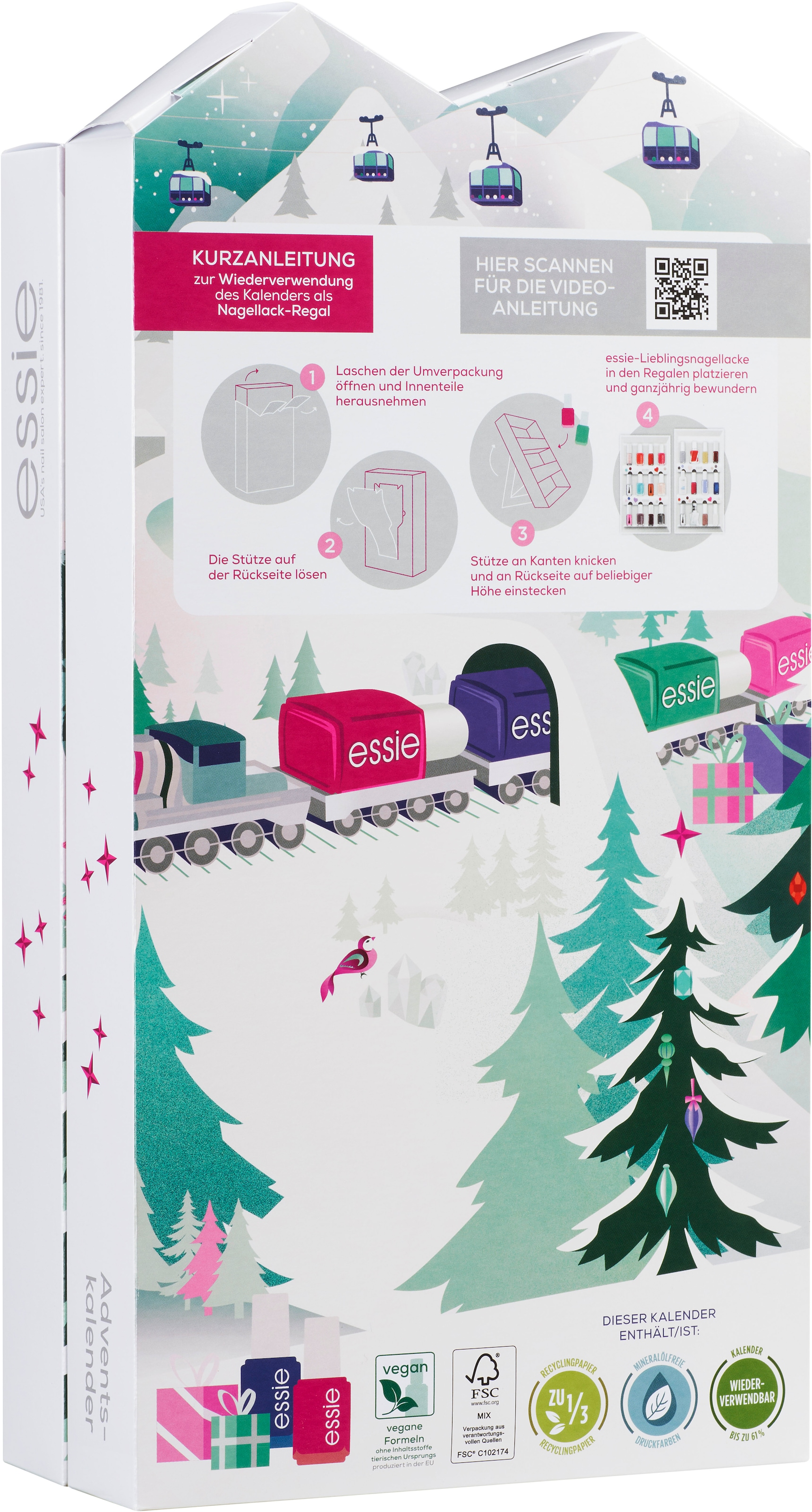 essie Adventskalender »Nagellack-Set«, für Erwachsene