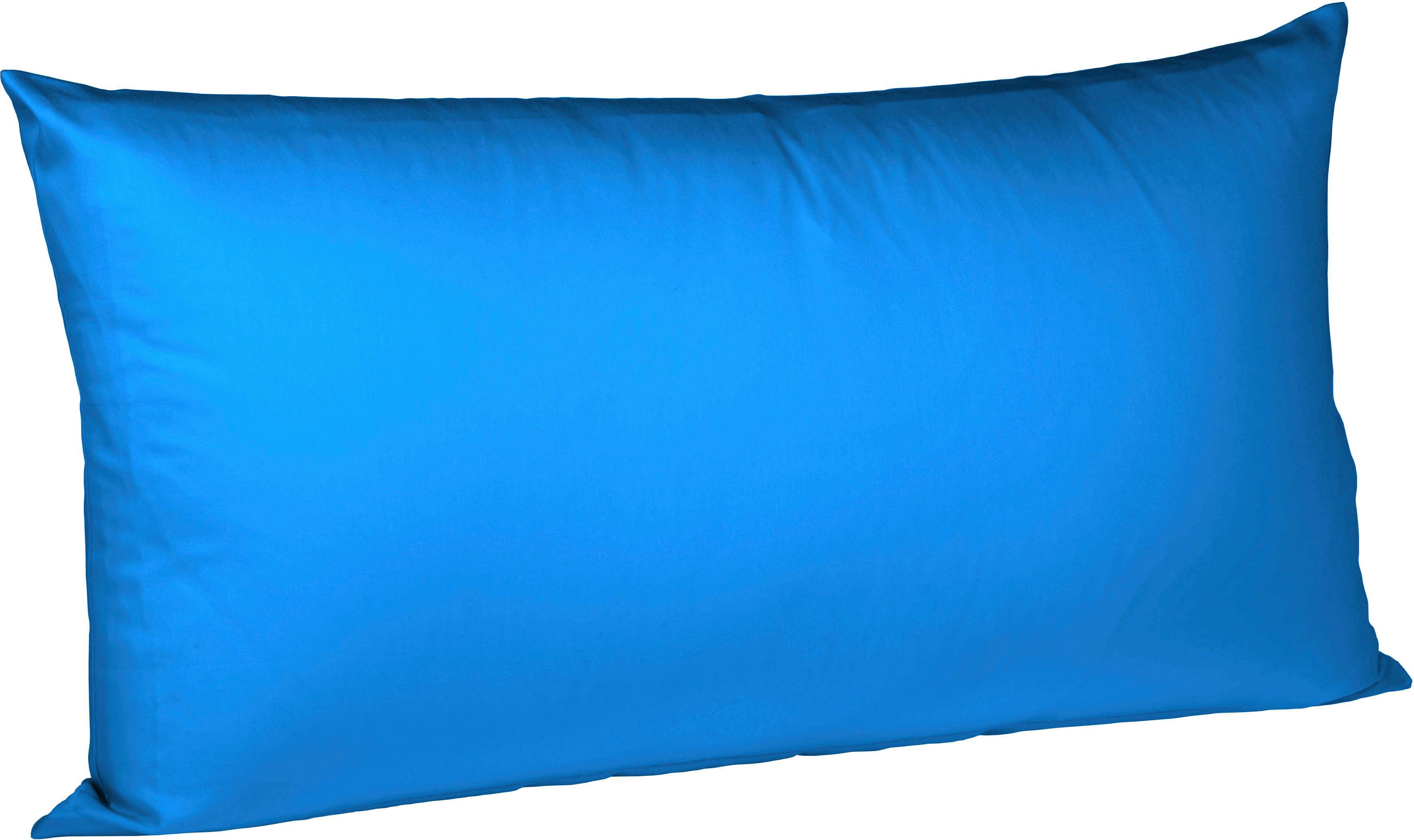 fleuresse Kissenbezug "Colours Mako Satin, 100% Baumwolle, mit Reißverschluss" Mako Satin, glänzend, glatt, Premium Qualität