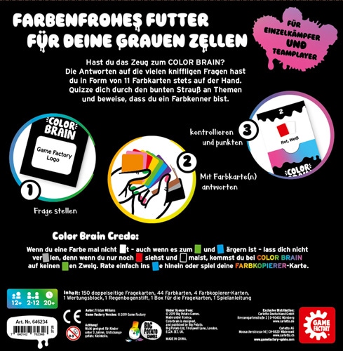 Game Factory Spiel »Color Brain«