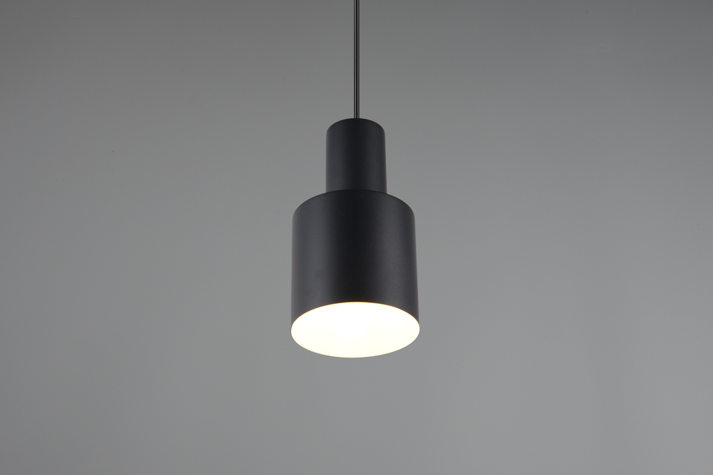 TRIO Leuchten Pendelleuchte »AGUDO, Hängelampe 1-flammig, exkl 1xE27 max 10W, höhenverstellbar«, 1 flammig, Leuchtmittel E27 | Leuchtmittel wechselbar, Hängelampe Ø 12cm, bis max 150cm Abhängung, Küche Esszimmer Wohnzimmer