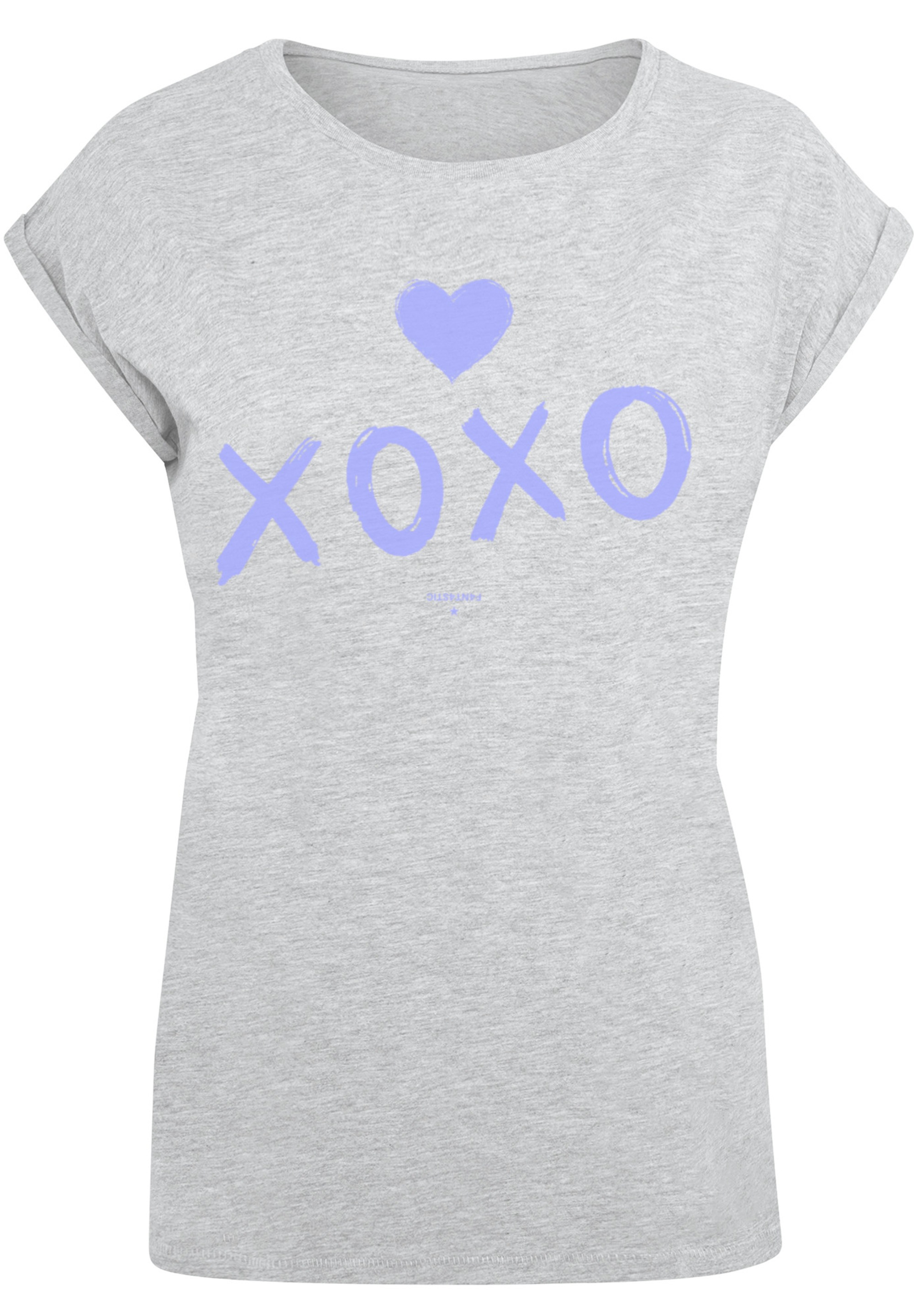 F4NT4STIC T-Shirt »Valentinstag xoxo Herz«, Print