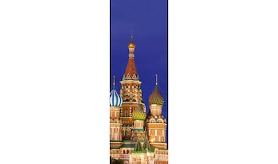 Fototapete »Saint Basil`s Cathedral«, Tapete Moskau Fototapete Panel 1,00m x 2,80m