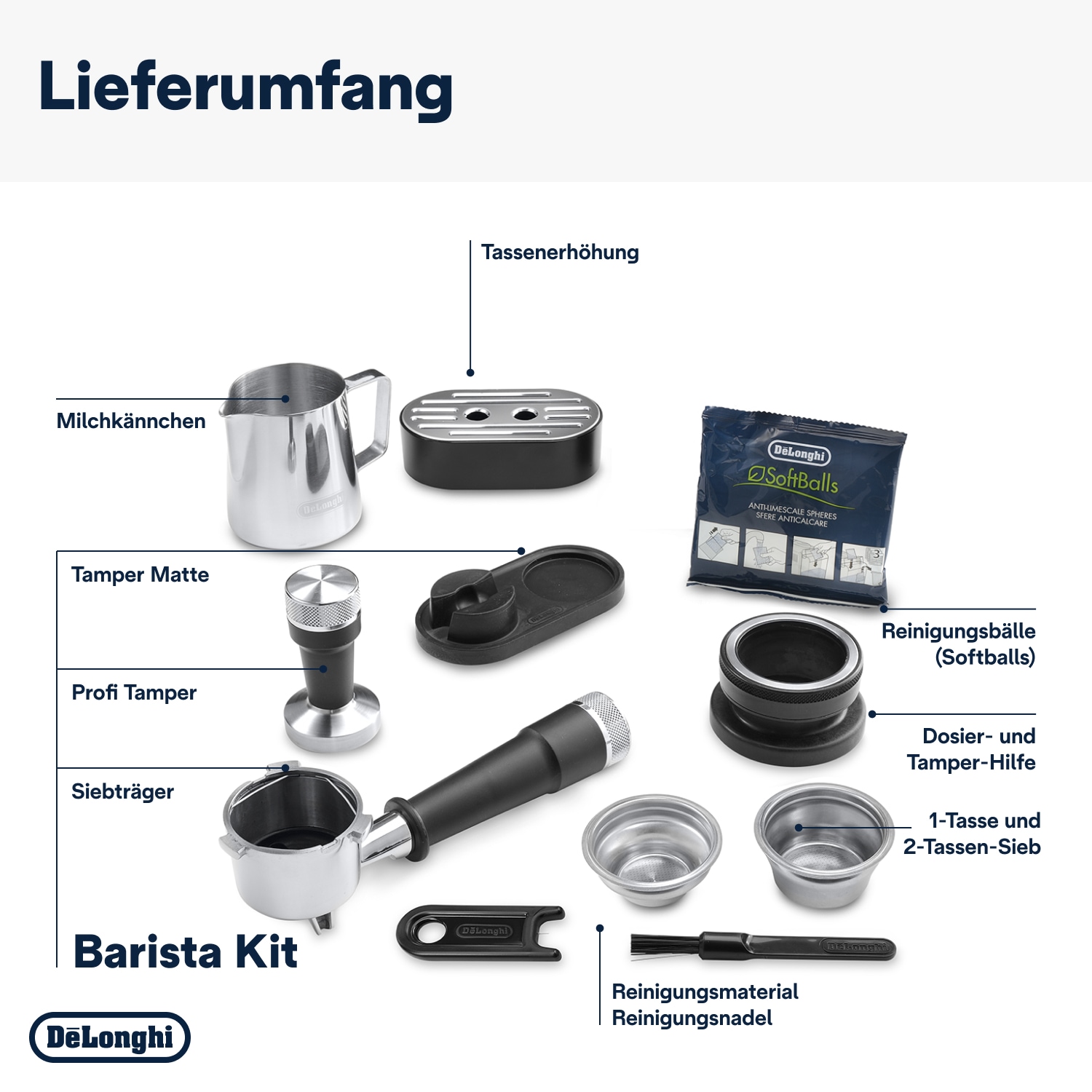 De'Longhi Espressomaschine »LA SPECIALISTA ARTE EVO COLD BREW 8004399027190« 8 Mahlgrade, 3 Temperatureinstellungen & Cold Brew inkl. Barista Kit