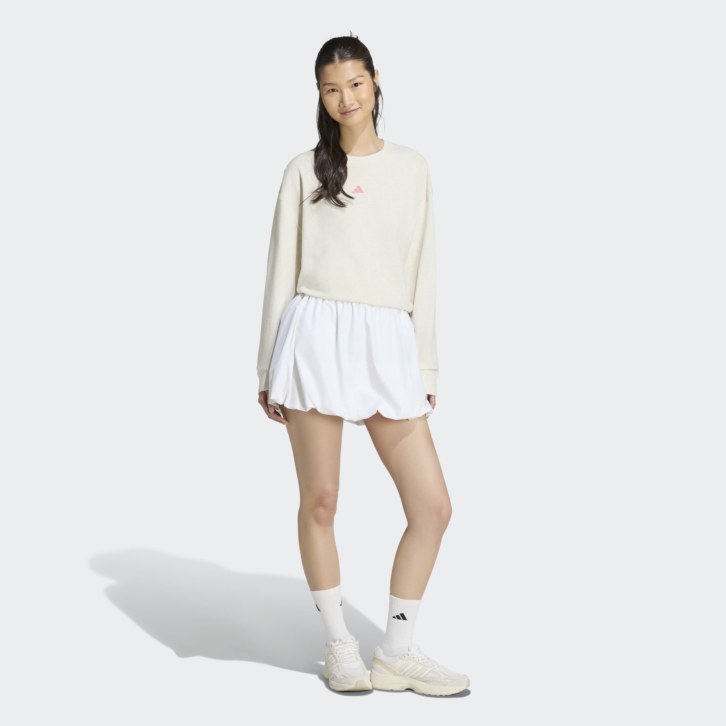 adidas Sportswear Langarmshirt »3 STRIPES STUDIO BOYFRIEND LONGSLEEVE«
