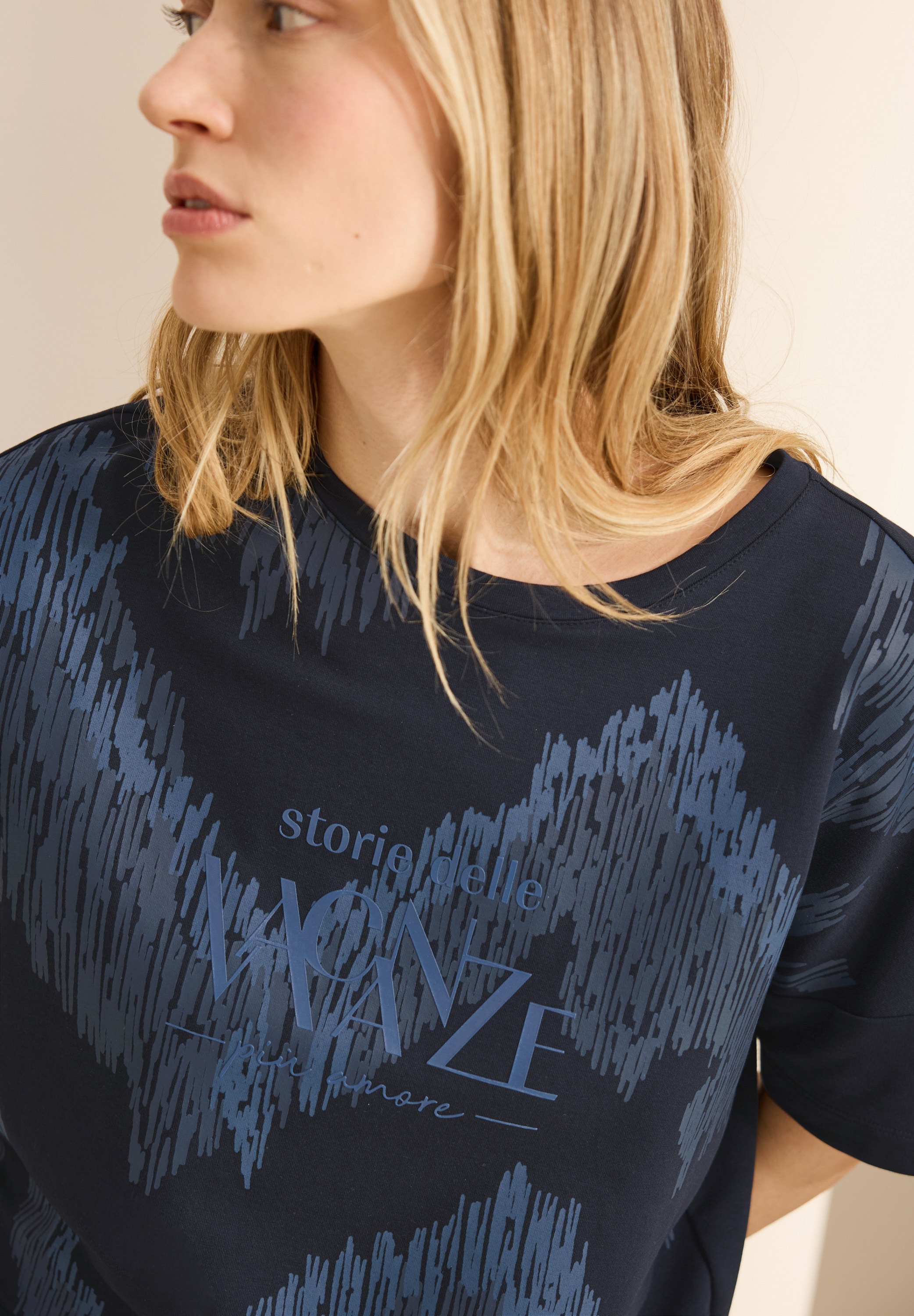 Cecil Print-Shirt, mit Wording