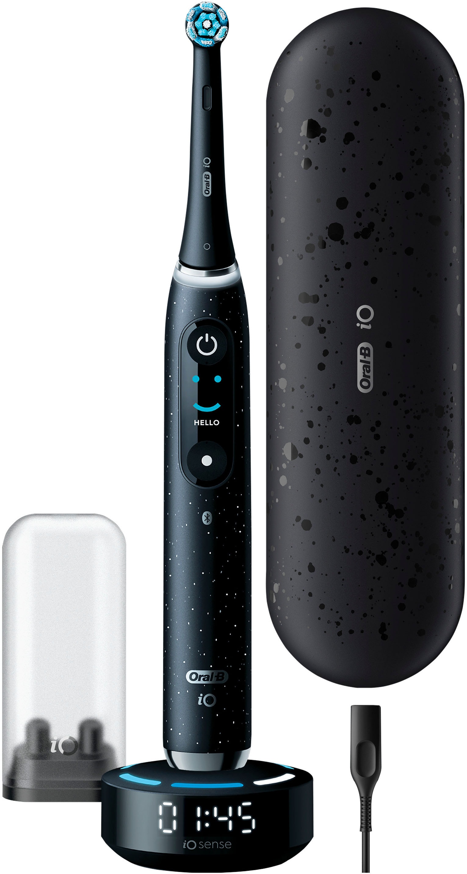 Oral-B Elektrische Zahnbürste »iO Series 10 Luxe Edition« 1 Stk. Aufsteckbürsten Magnet-Technologie