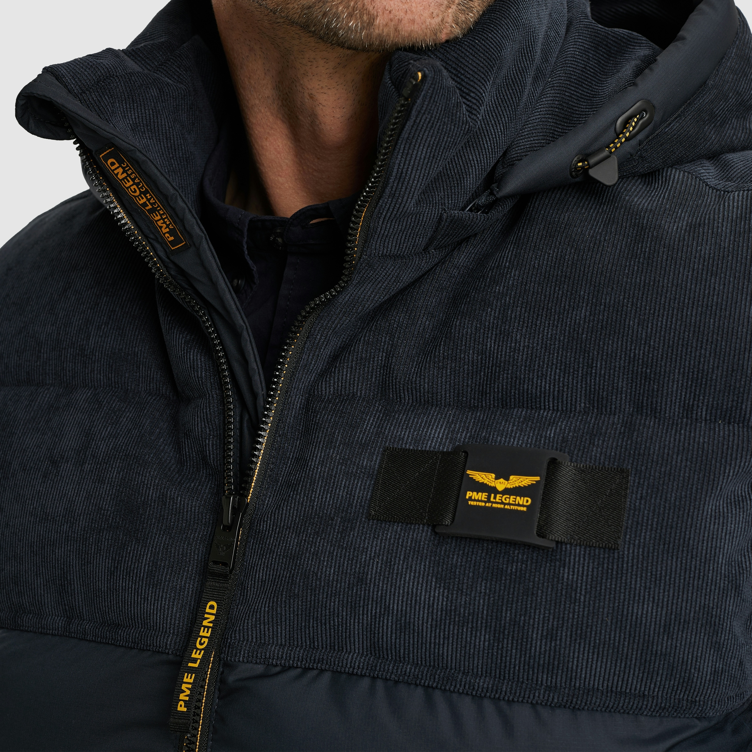 PME LEGEND Steppweste, mit Logo Stickerei