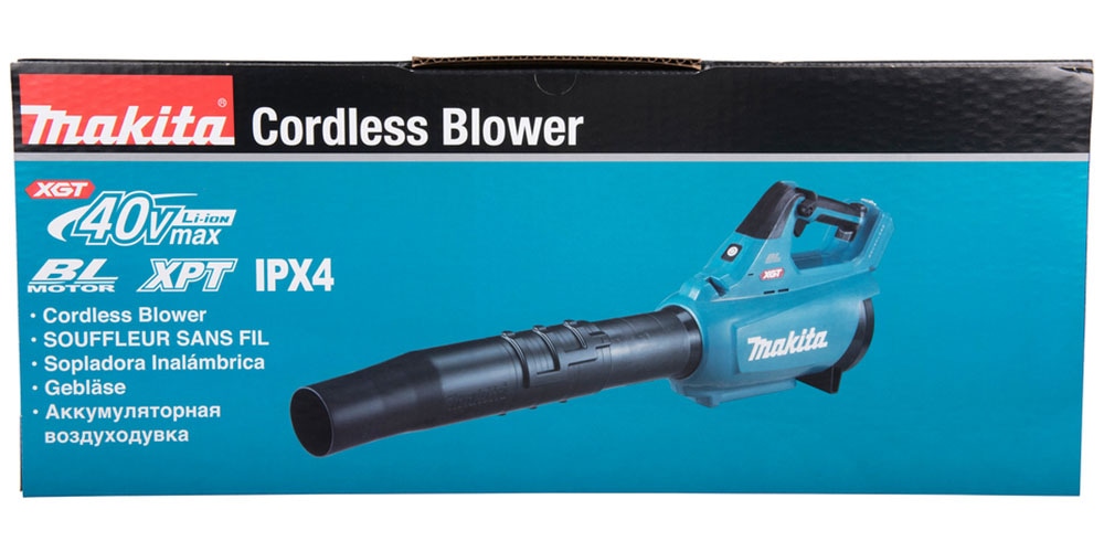 Makita Akku-Gebläse »»UB001GZ« 40V max., 0-960 m³/h, ohne Akku und Ladegerät« leistungsfähig mit geringen Gewicht von nur 3,9 kg inkl. Akku