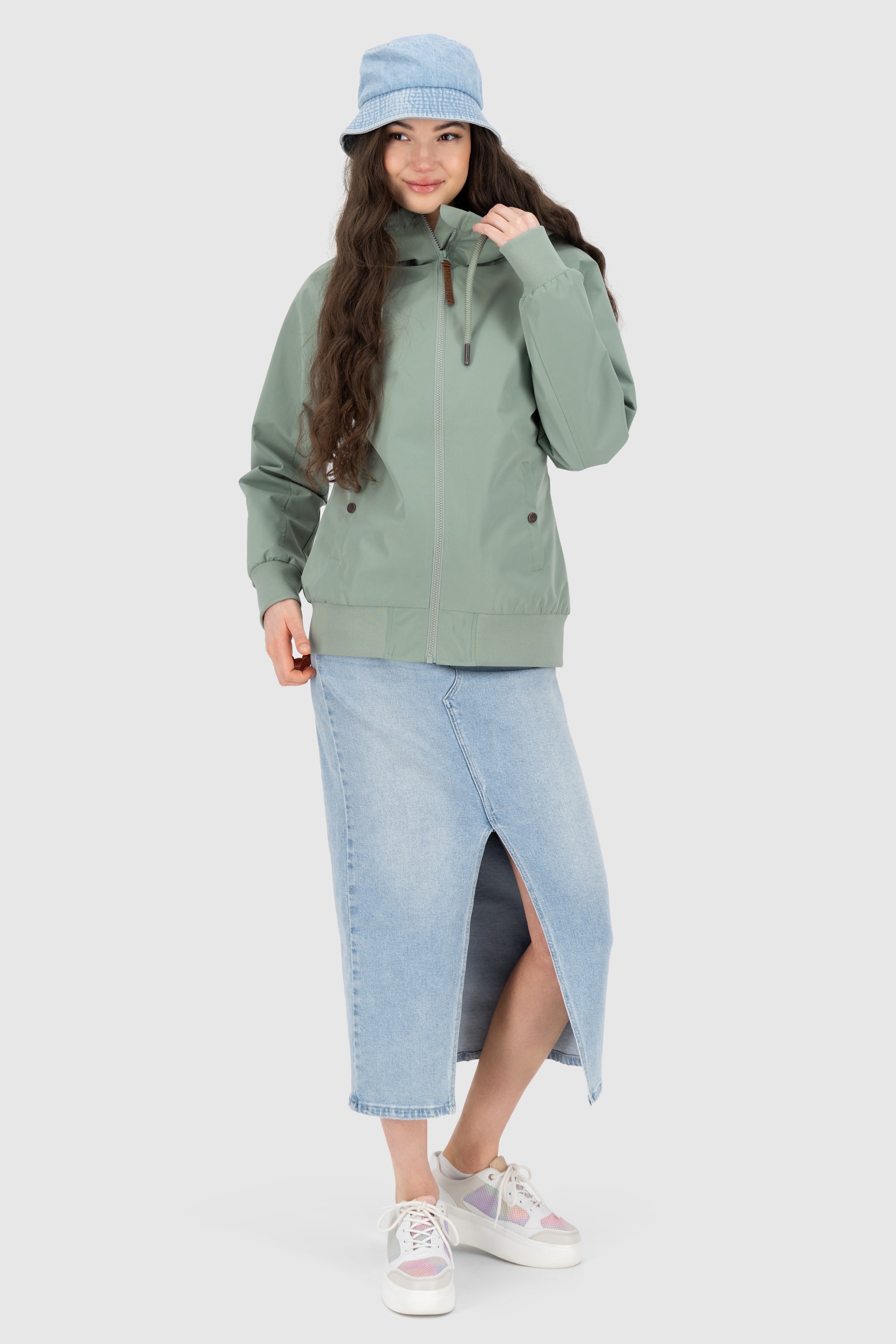 Thumbnail - Alife & Kickin Outdoorjacke "RenitaAKA" mit Kapuze mit Kapuze in bequemen Fit