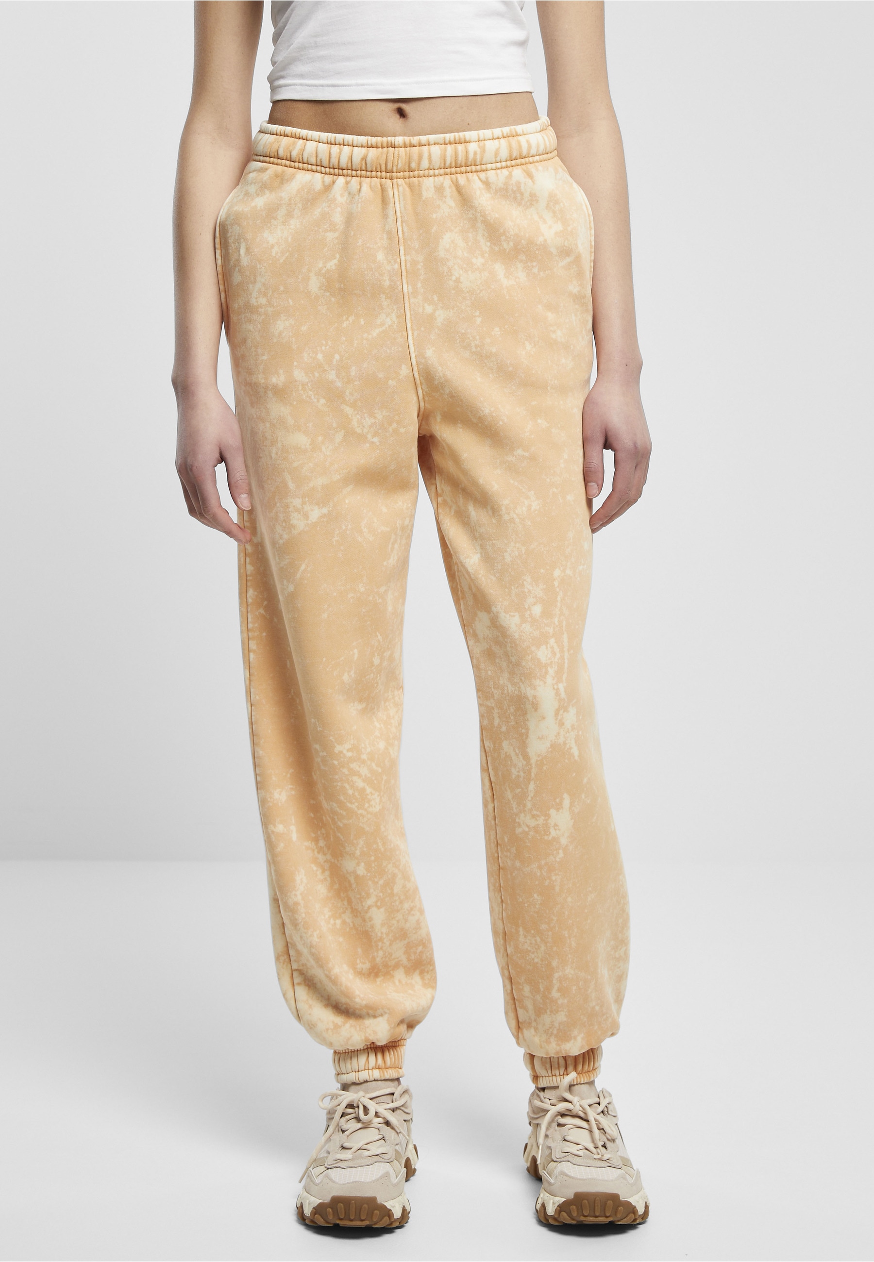 URBAN CLASSICS Jogginghose »Urban Classics Damen Ladies Towel Washed Sweat Pants«