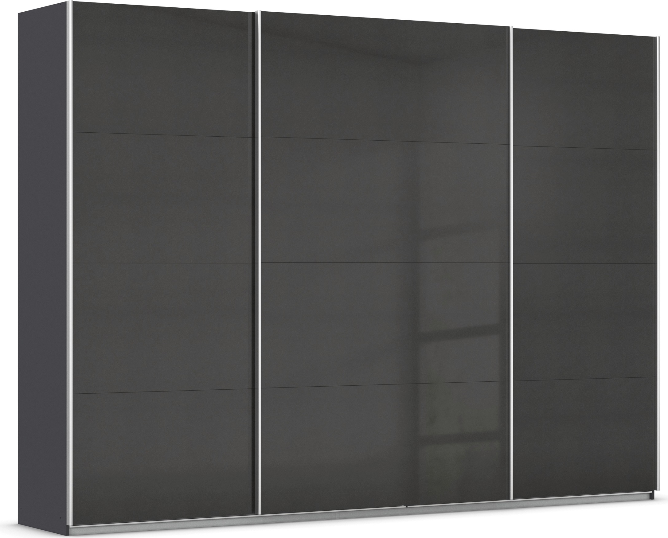 OTTO home Schwebetürenschrank "Kleiderschrank Schrank Garderobe AGORDO mit Dekor- oder Hochglanzfront" Breiten 203/271/315/360 cm in drei Griff-Farben - NEU: Farbe SCHWARZ, in 4 Breiten und 2 Höhen MADE IN GERMANY