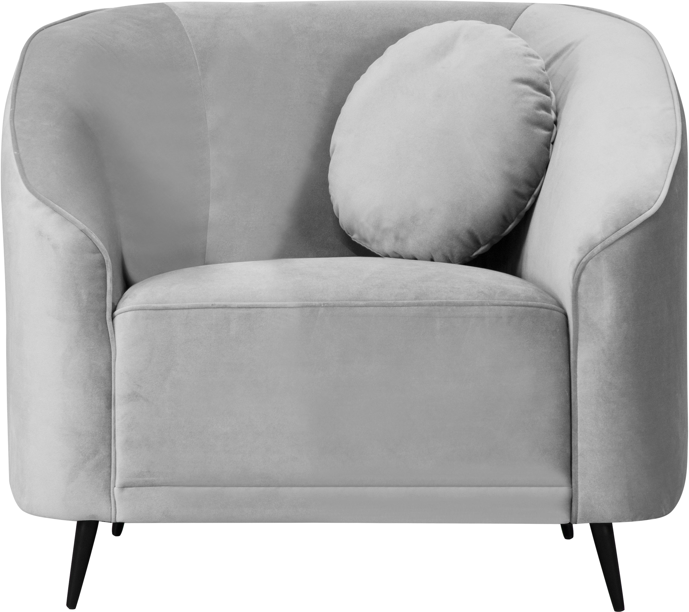 Home affaire Sessel "Ashly" in 3 Bezugsvarianten, Bouclé, Samtoptik und Str günstig online kaufen