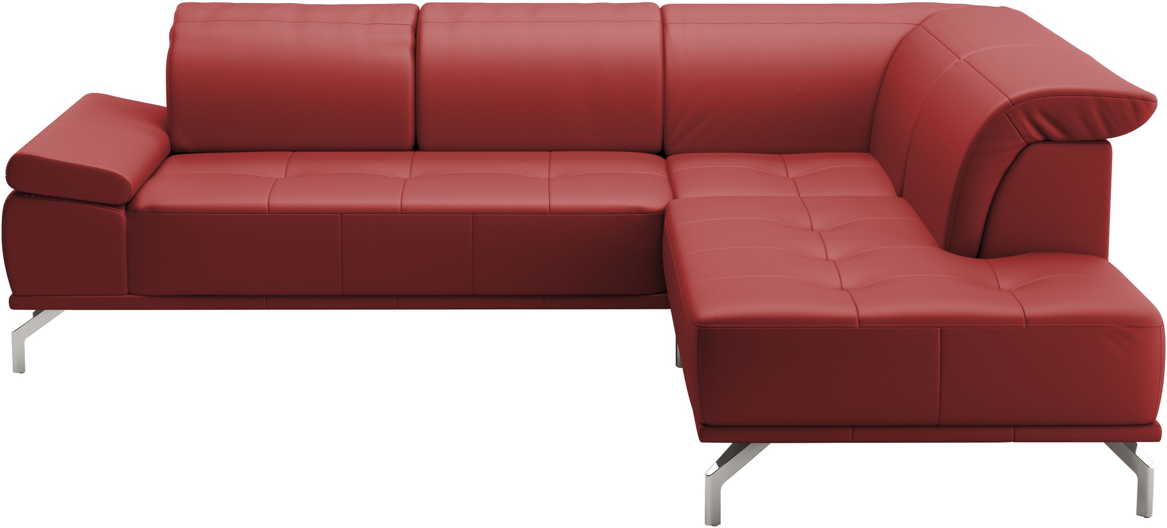 Places of Style Ecksofa »Caluna«, Inkl.Sitztiefenverstellung, wahlweise mit Kopf- und Armteilverstellung