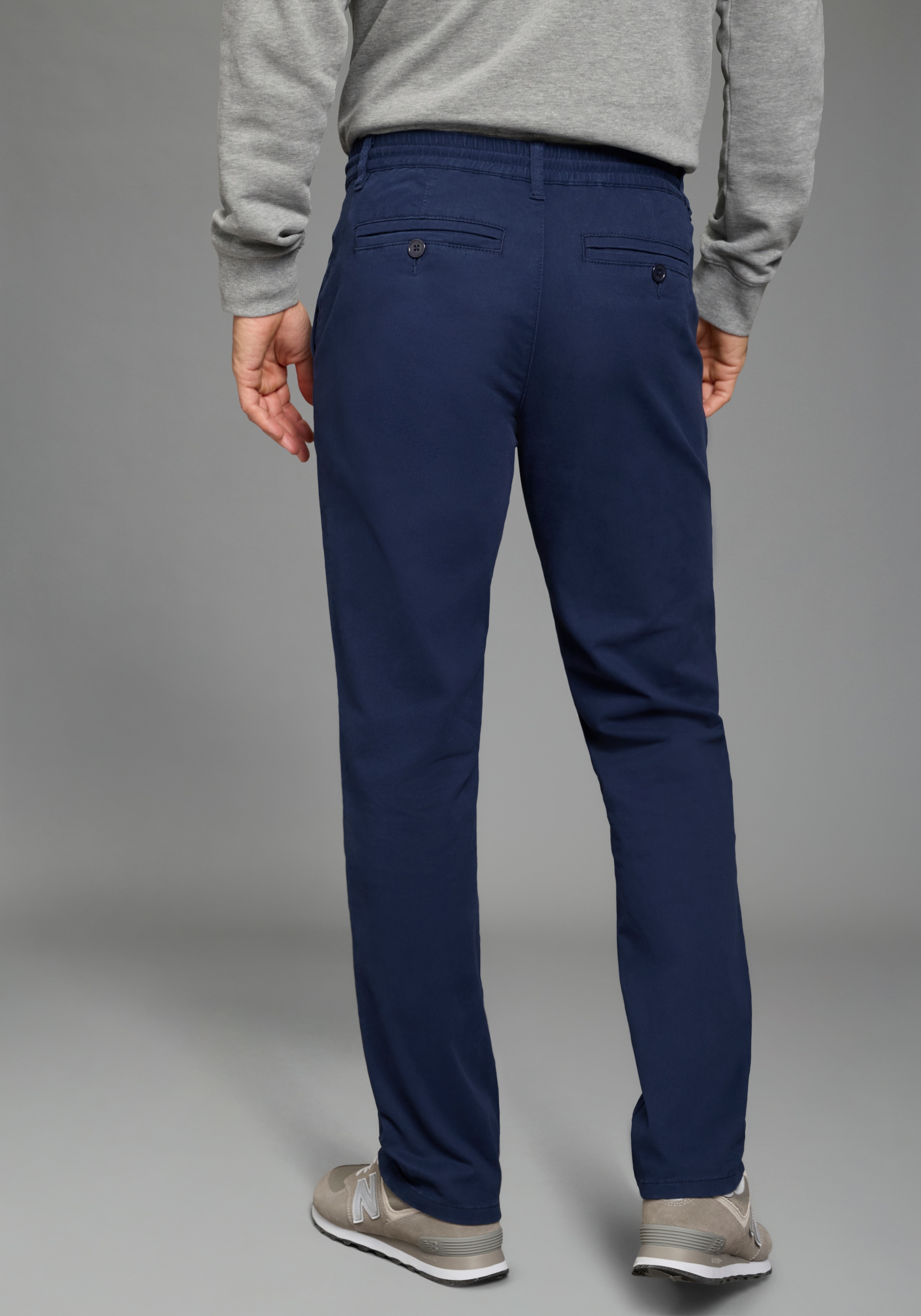 Man's World Dehnbund-Hose »Dehnbund Chino«  gerade geschnitten, mit Eingrifftaschen und Gesäßtaschen, unifarben