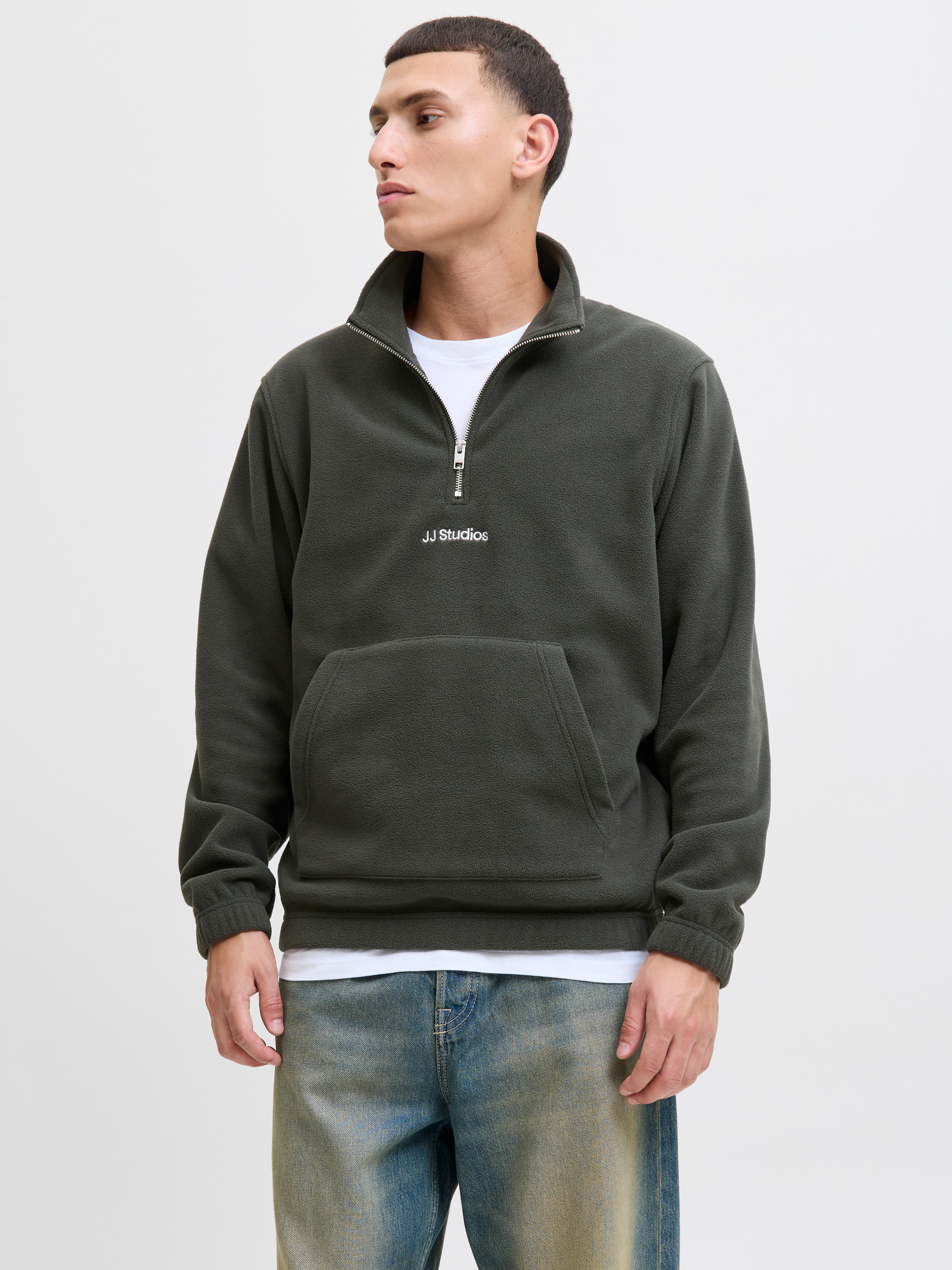 Jack & Jones Sweatshirt "JJSOHO HALFZIP FLEECE" günstig online kaufen