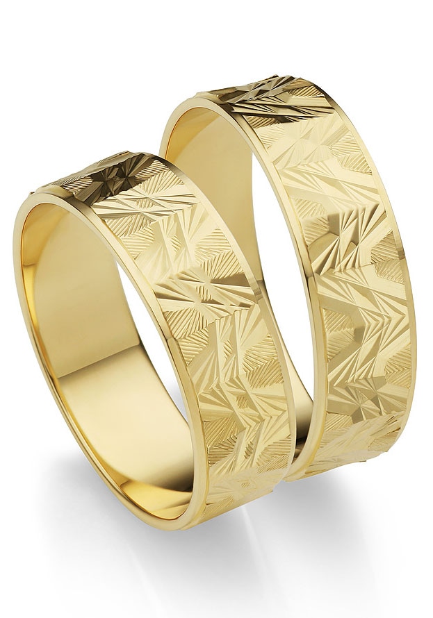 Firetti Trauring »Schmuck Geschenk Gold 375 Hochzeit Ehering "LIEBE"«, Made in Germany