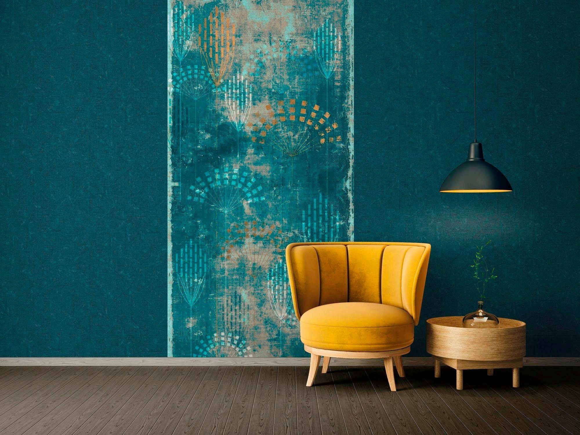 Architects Paper Vliestapete »Absolutely Chic« Motiv | Strukturmuster | gemustert leicht strukturiert Struktur Tapete Design Grafik Vliestapete Metallic Tapeten Wohnzimmer