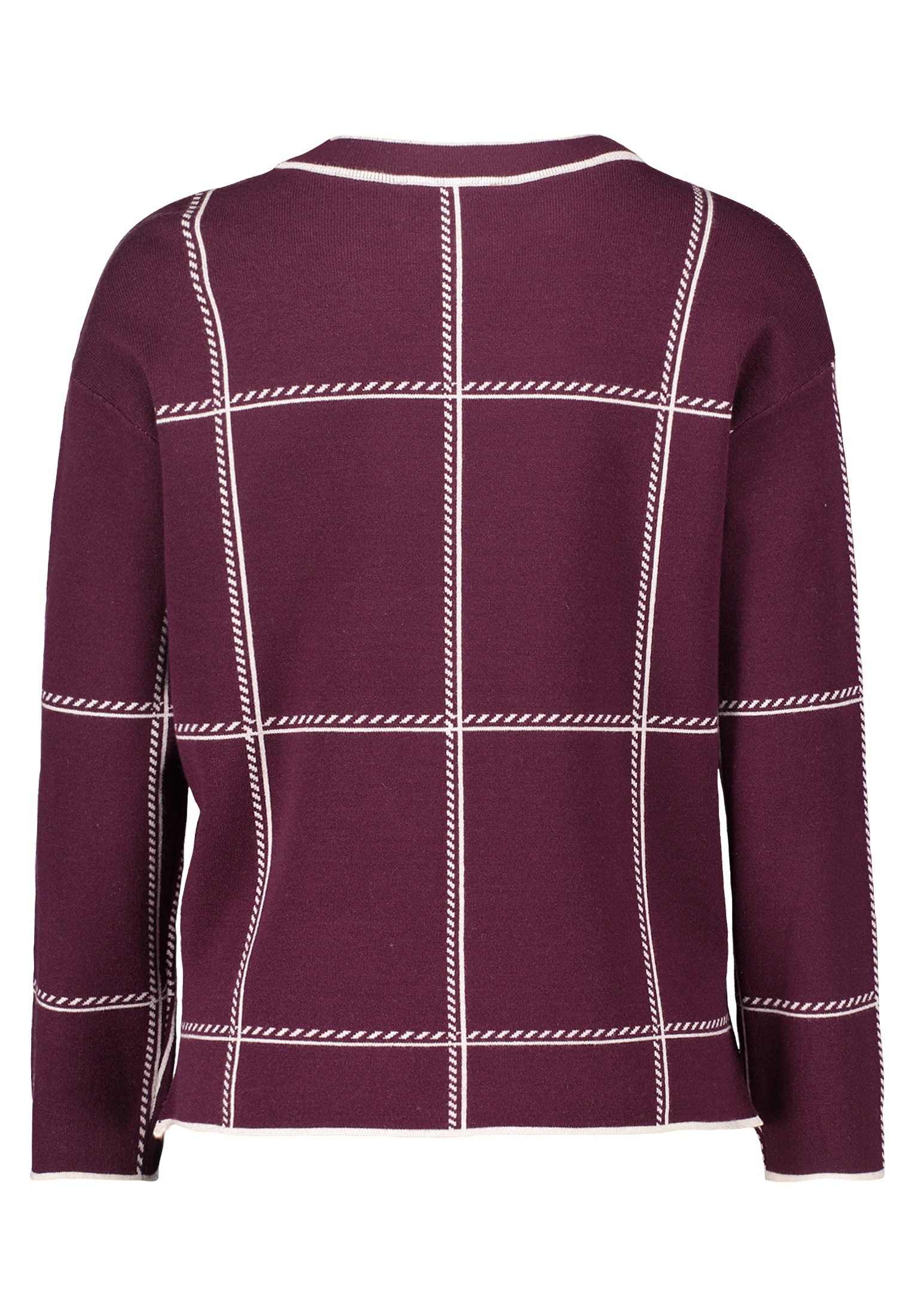 Betty Barclay Strickpullover »Betty Barclay Damen Strickpullover kariert«, (1 tlg.), Jacquard