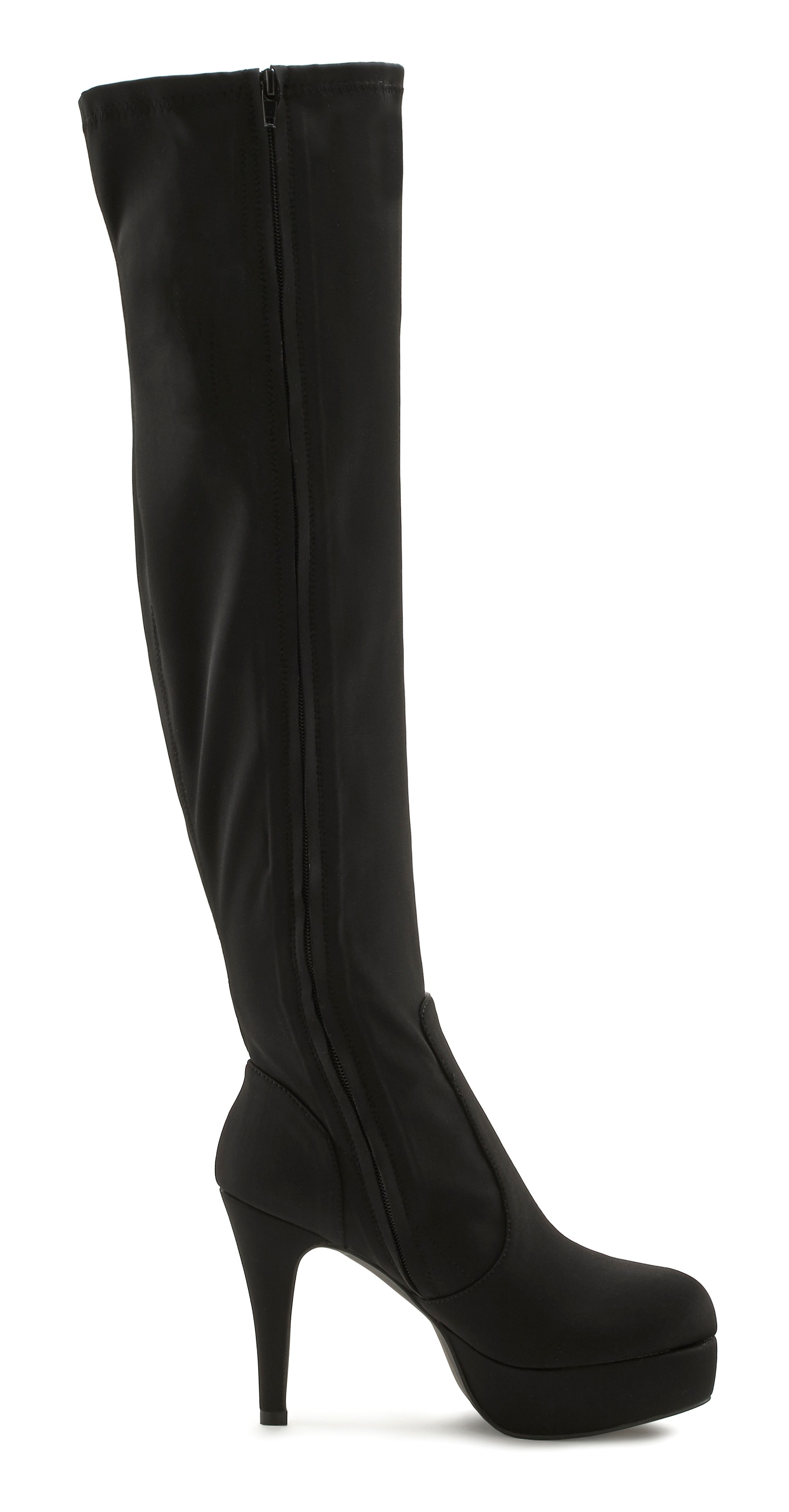 Thumbnail - LASCANA Belle Affaire Overkneestiefel "High-Heel-Stiefellette mit Plateau,", mit langem Schaft, Slouchy Boots