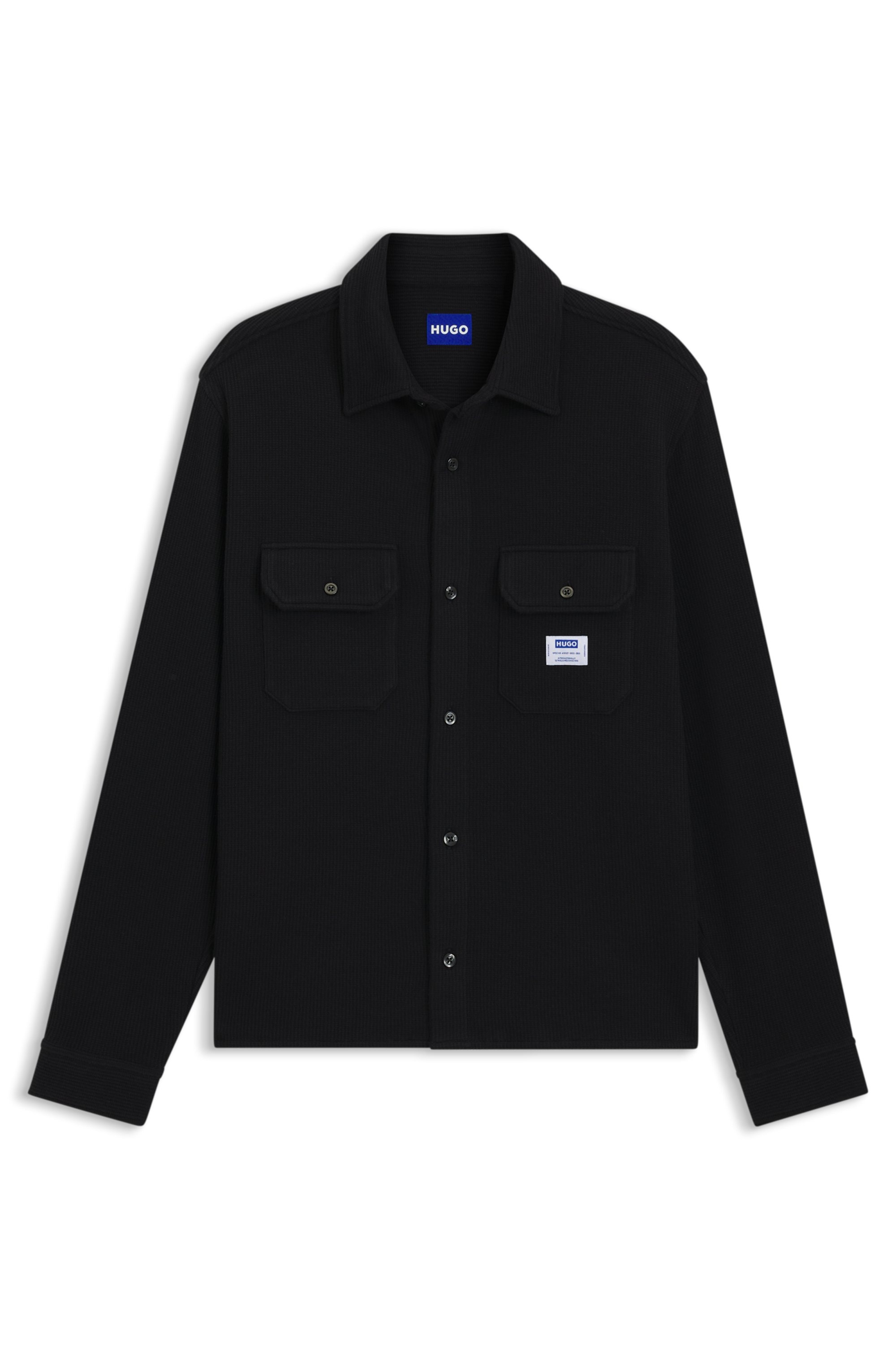 HUGO Blue Langarmhemd "Ekynone", Oversize Fit günstig online kaufen