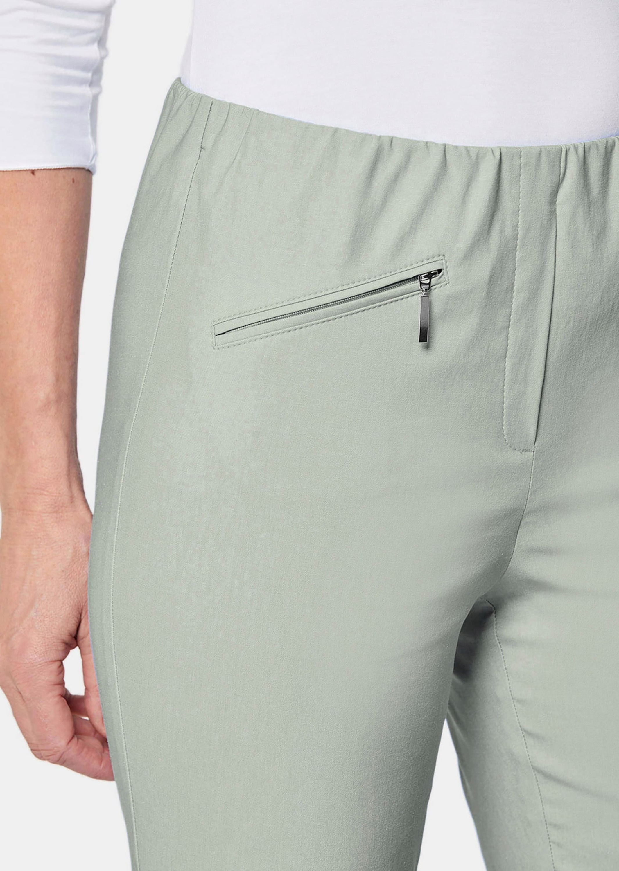 GOLDNER 2-in-1-Hose »Bengalinhose LOUISA Superelastische Hose LOUISA mit Reißverschlusstaschen«