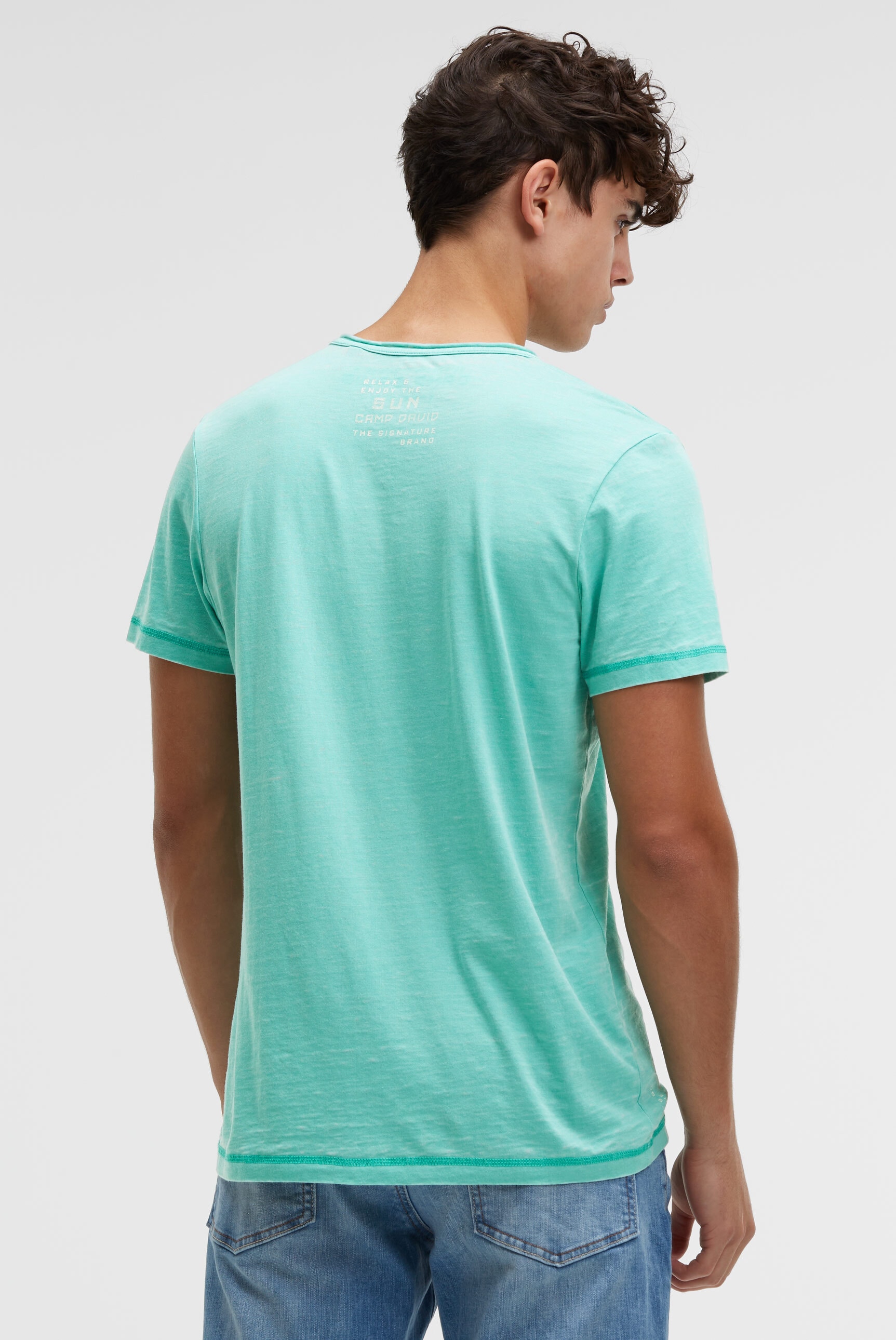 CAMP DAVID Rundhalsshirt mit Baumwolle