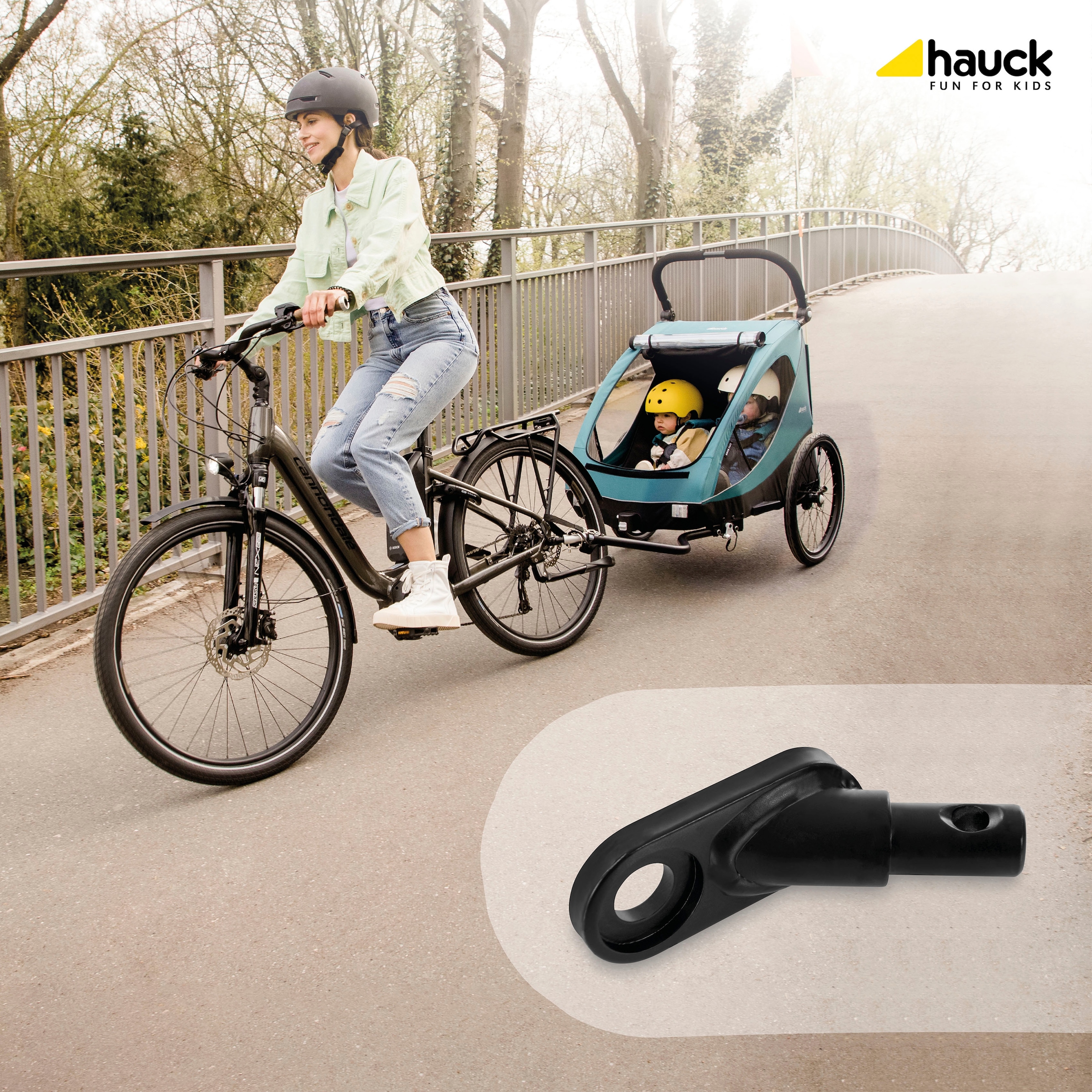 Hauck Fahrradkinderanhänger »Zweit-Kupplung Bike Trailer Hitch«, für Fahrradanhänger Â»Dryk DuoÂ«