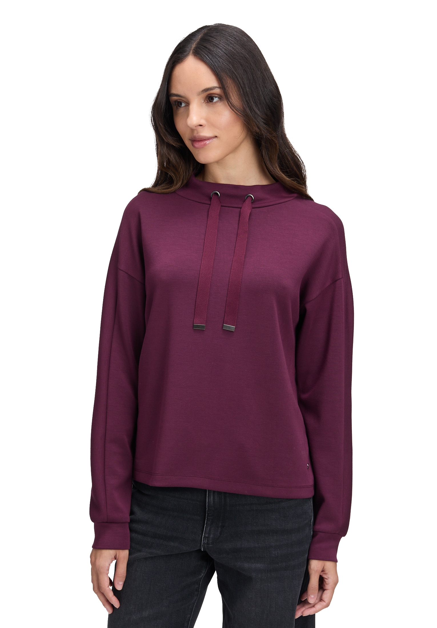 Betty&Co Sweatshirt "Betty & Co Damen Sweatshirt mit Stehkragen" günstig online kaufen