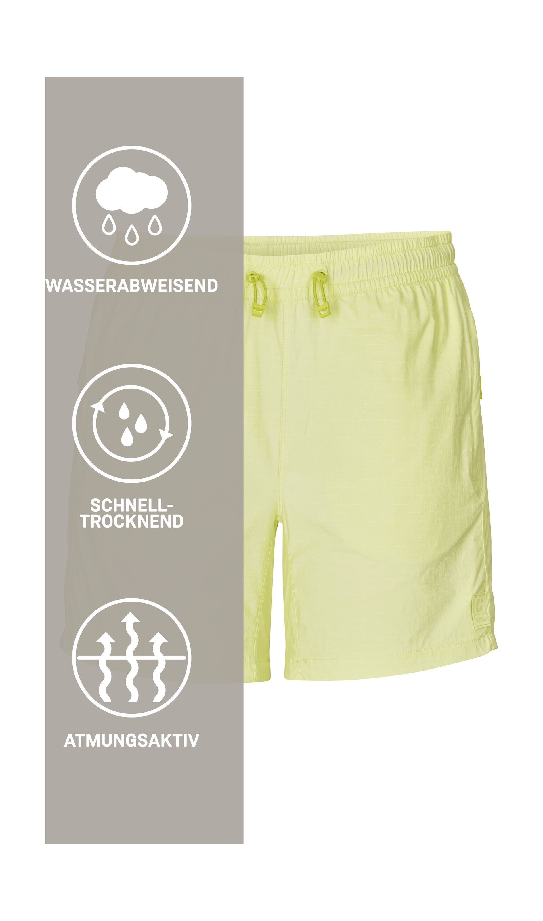 Killtec Shorts »KOS 167 WMN SHRTS«  Leichte, schnelltrocknende Funktionsshorts mit Zipper-Taschen