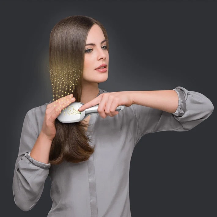 und Technologie mit Hair BAUR »Satin Naturborsten«, Bürste Ionen-Technologie | 7 IONTEC Elektrohaarbürste kaufen Braun