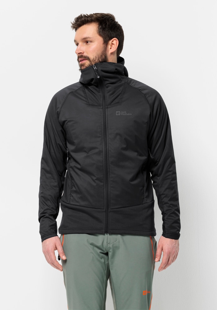 Jack Wolfskin Funktionsjacke "ALPSPITZE INS HYBRID M", mit Kapuze