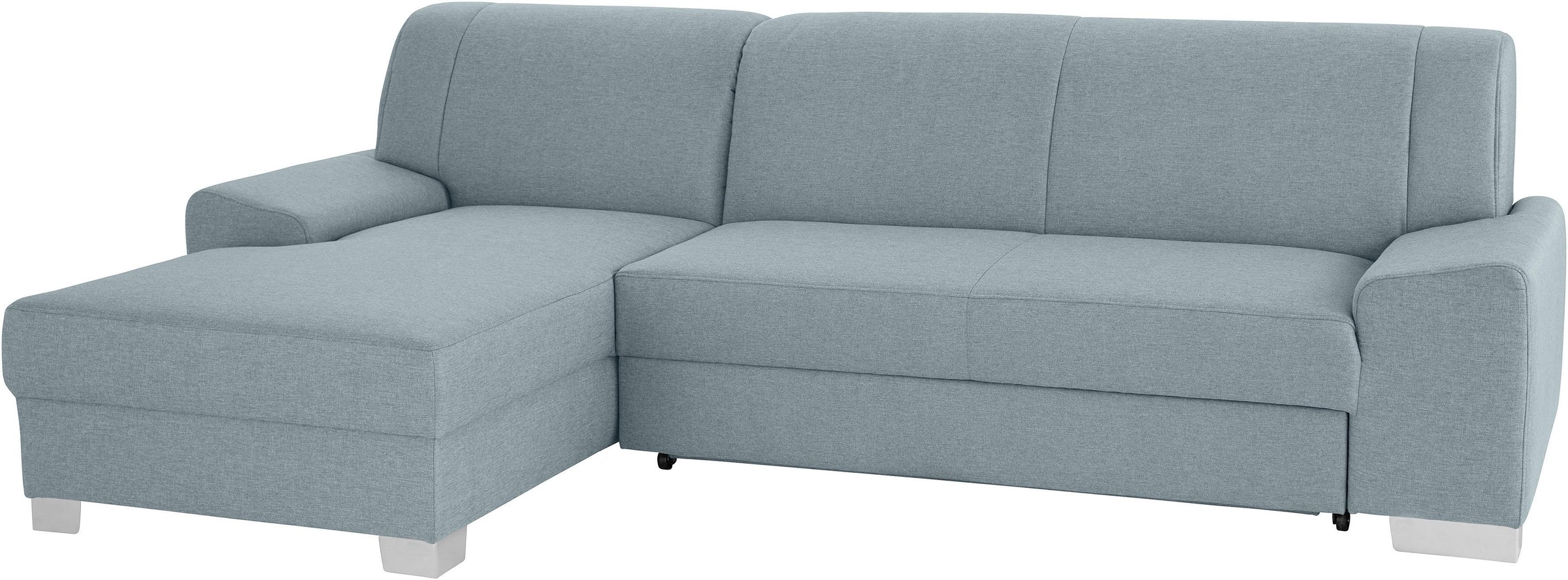 DOMO collection Ecksofa »Anzio L-Form«, wahlweise mit Bettfunktion und Federkern