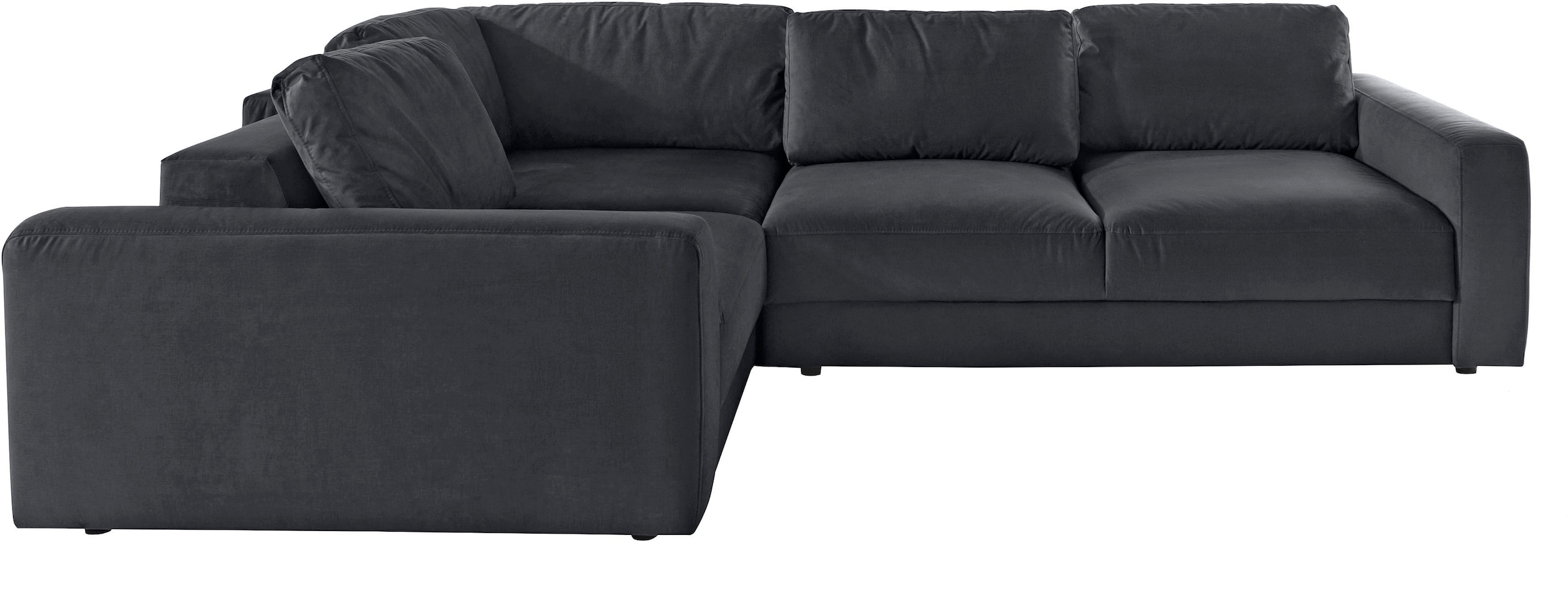 Places of Style Ecksofa »Bloomfield, L-Form«, extra tiefe Sitzfläche, wahlweise mit Sitztiefenverstellung