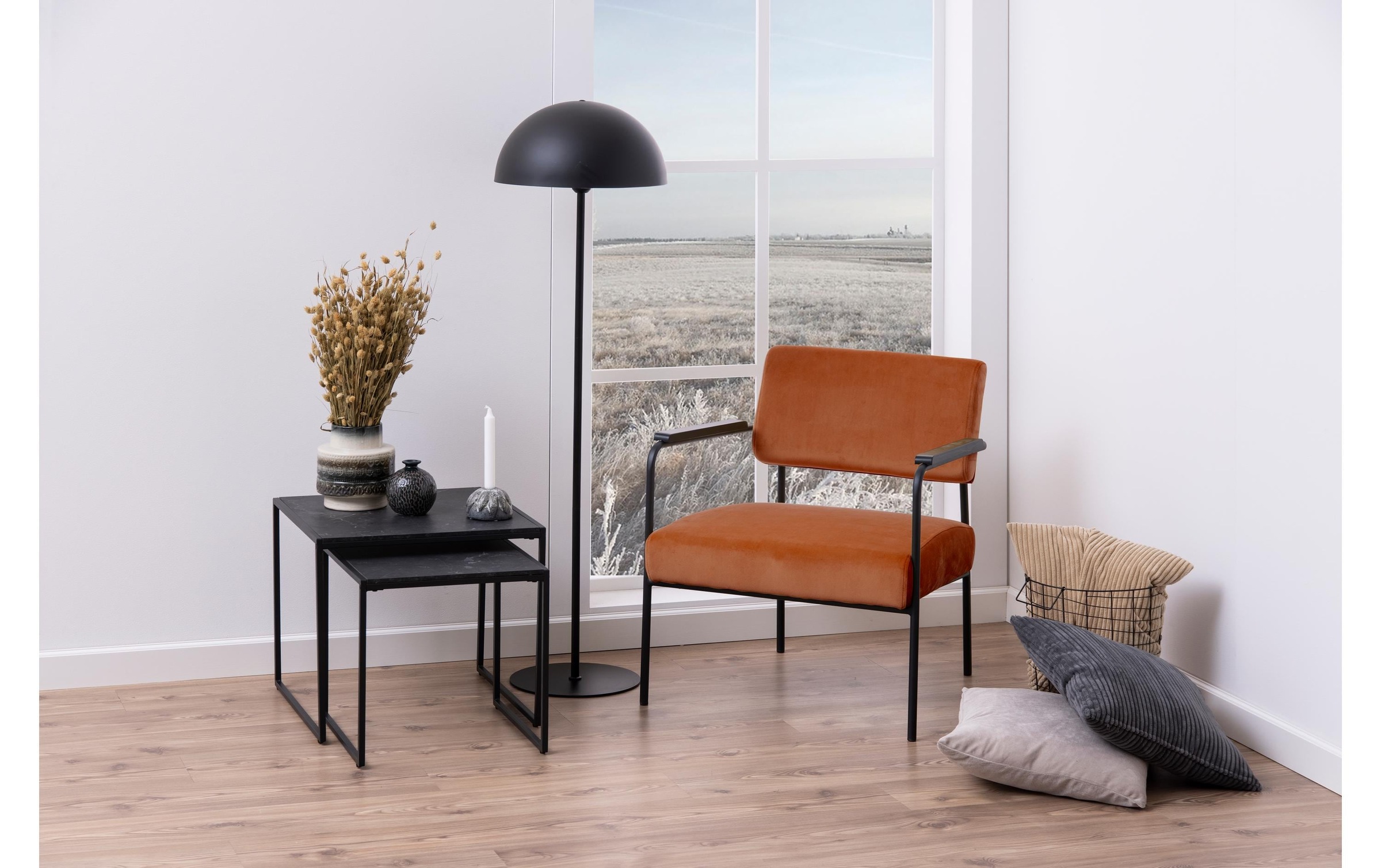 AC Design Beistelltisch »Infinity 2 Stück Schwarz«