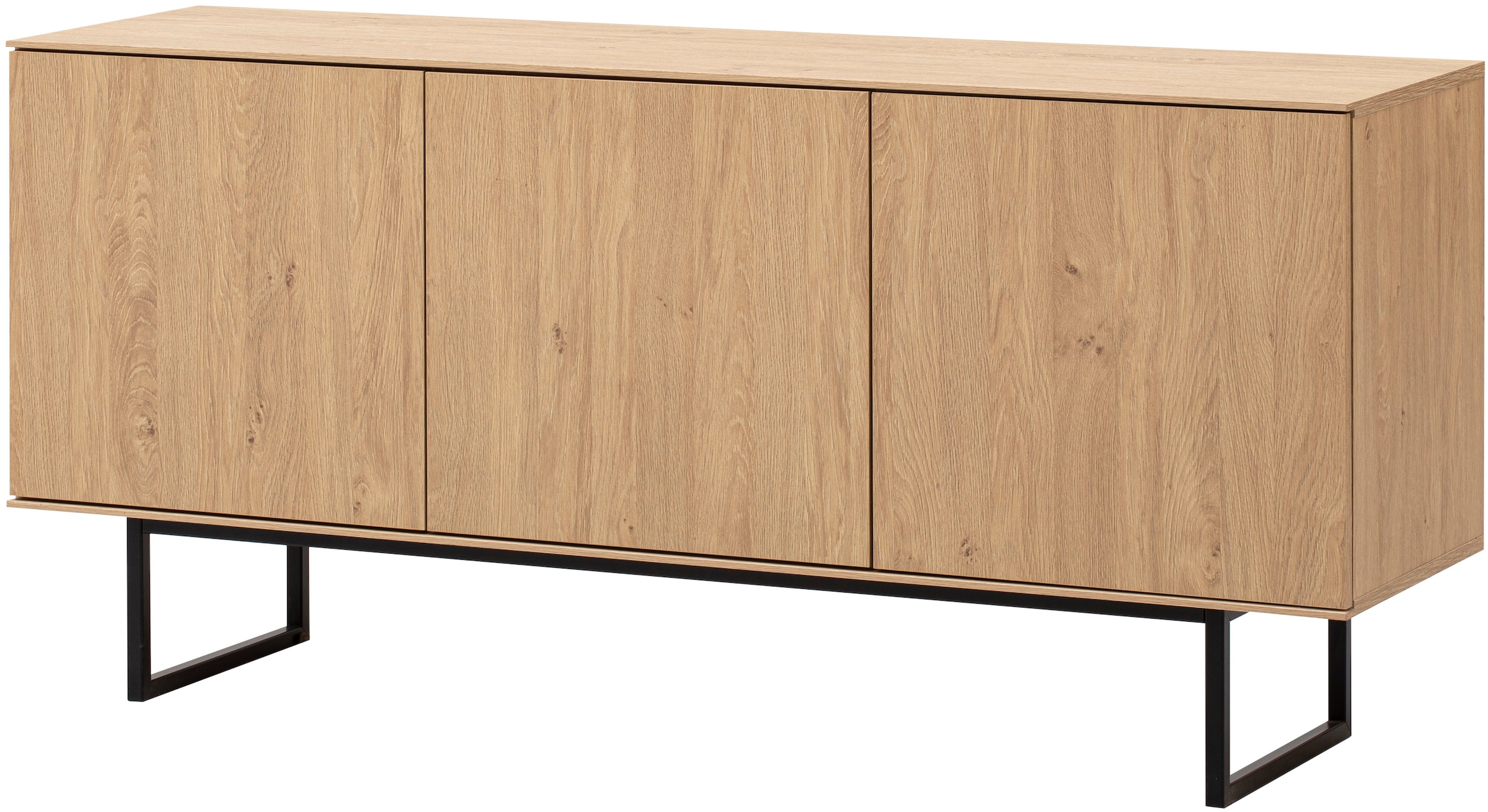 Home affaire Lowboard »Lund, moderner TV-Unterschrank, Kommode mit Kufengestell«, ausreichend Stauraum, vielseitig einsetzbar, 150 cm breit