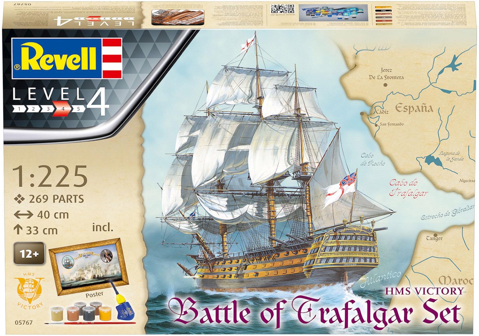 Revell® Modellbausatz »HMS Victory, Battle of Trafalgar«, 1:225, Made in Europe