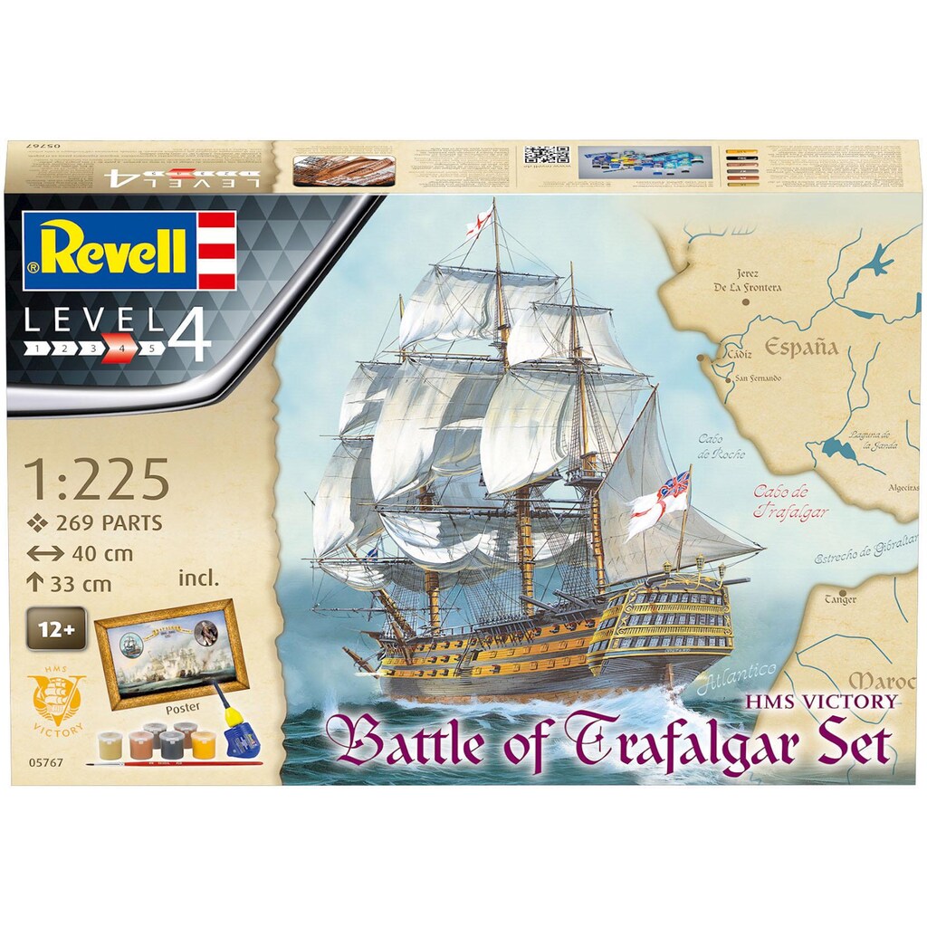 Revell® Modellbausatz »HMS Victory, Battle of Trafalgar«, 1:225