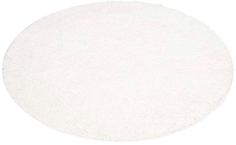 Carpet City Hochflor-Teppich »City Shaggy«, rund, 30 mm Höhe, Teppich Langflor, Uni, Shaggy, flauschig-weich