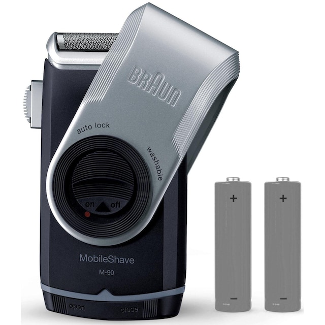 Braun Elektrorasierer »M90«, Langhaartrimmer, PocketGo MobileShave  Reiserasierer kaufen | BAUR