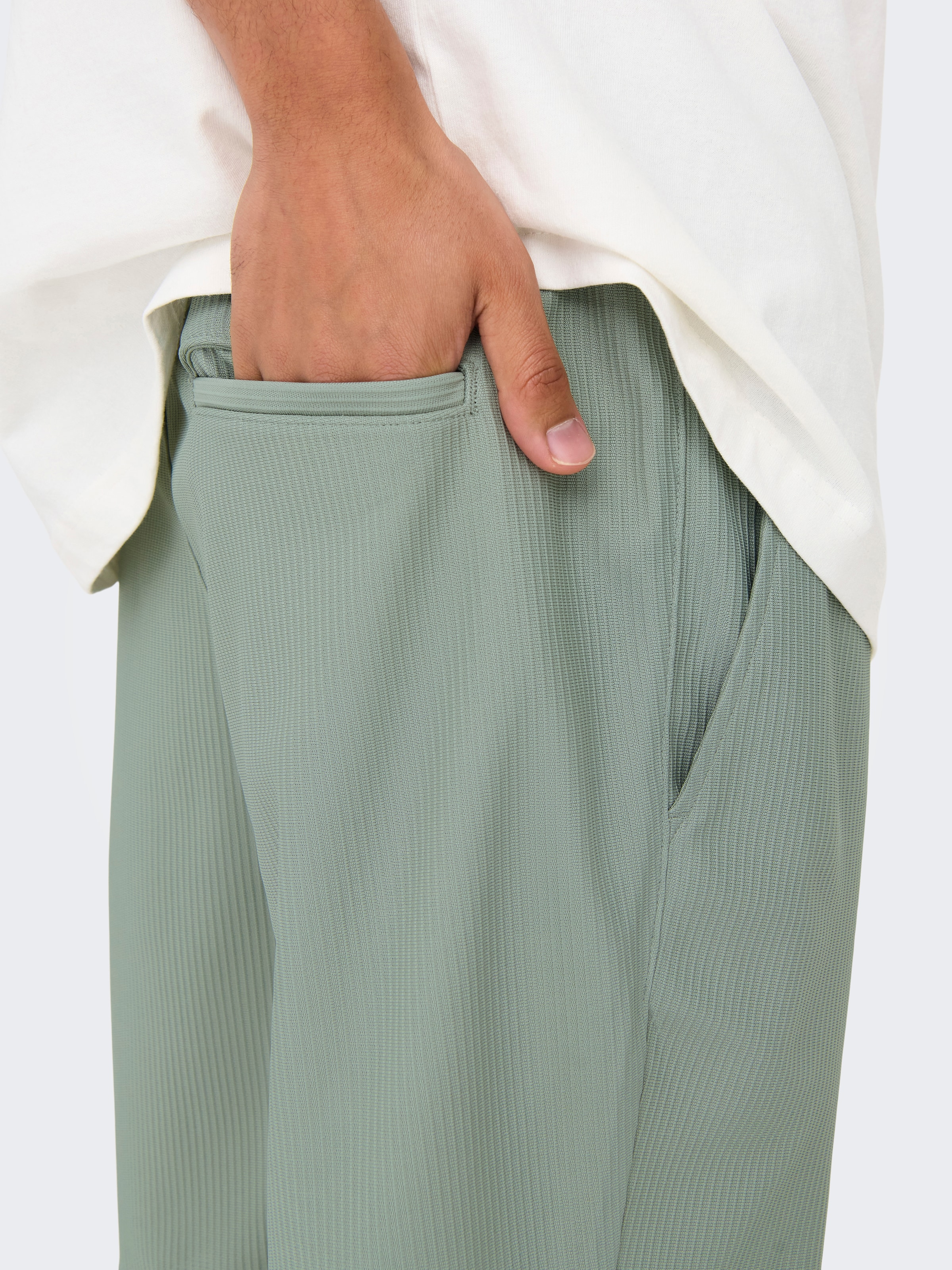 ONLY & SONS Shorts »ONSTEL LIFE PLIZZE SHORTS NOOS«