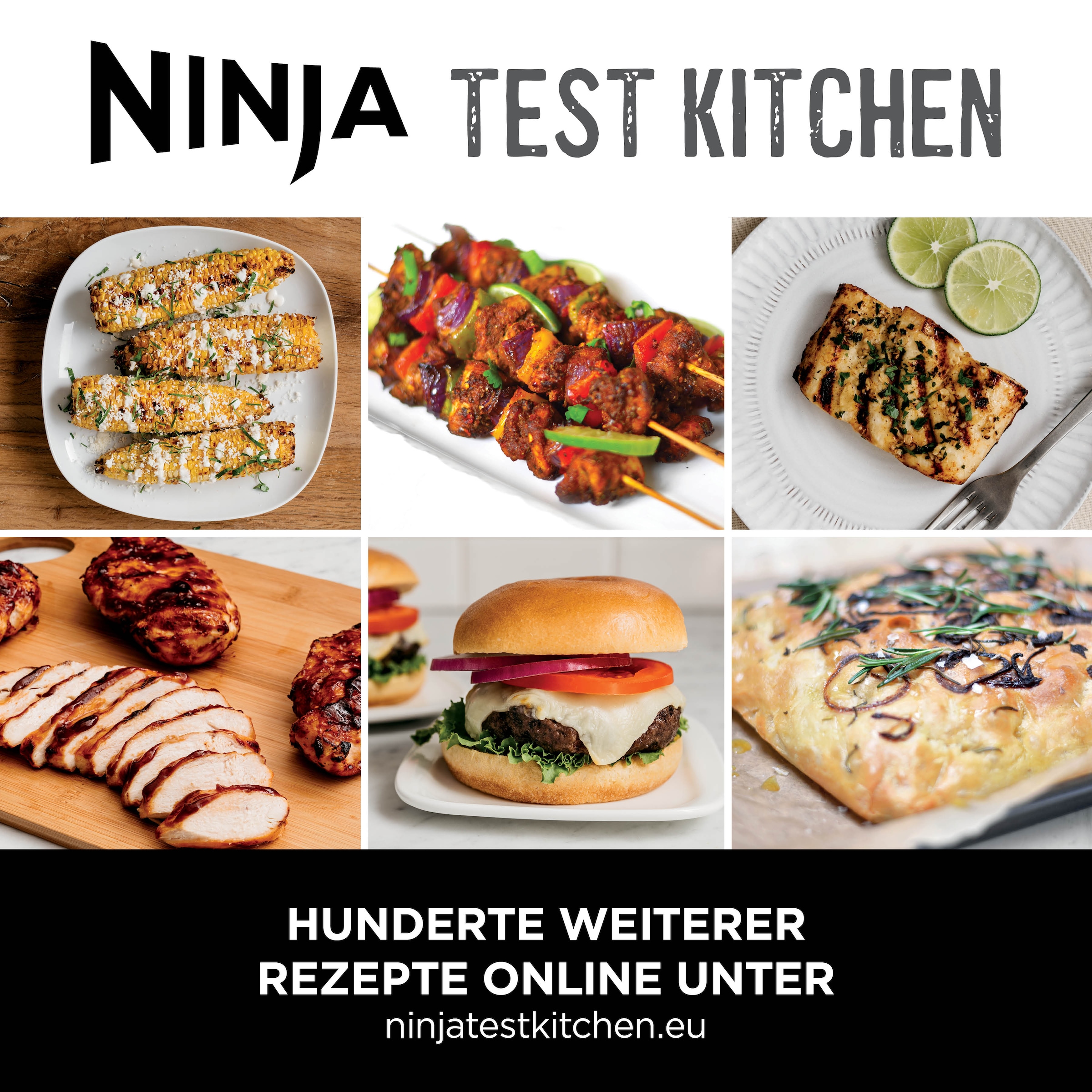 NINJA Tischgrill »DG551EU«, 1760 W, 6-in-1 MAX Grill und Heißluftfritteuse
