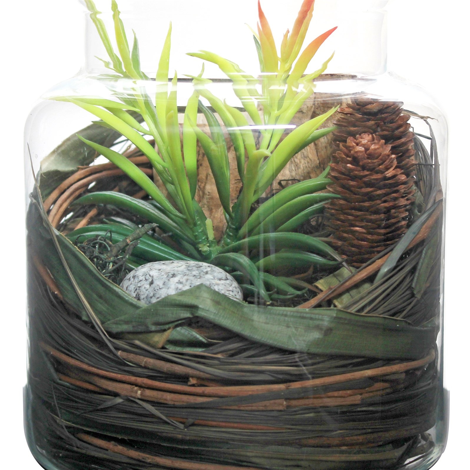 Kayoom Deko-Glas »Dekoglas Flora 810 Natural«, dekorativ, modern, vielseitig kombinierbar