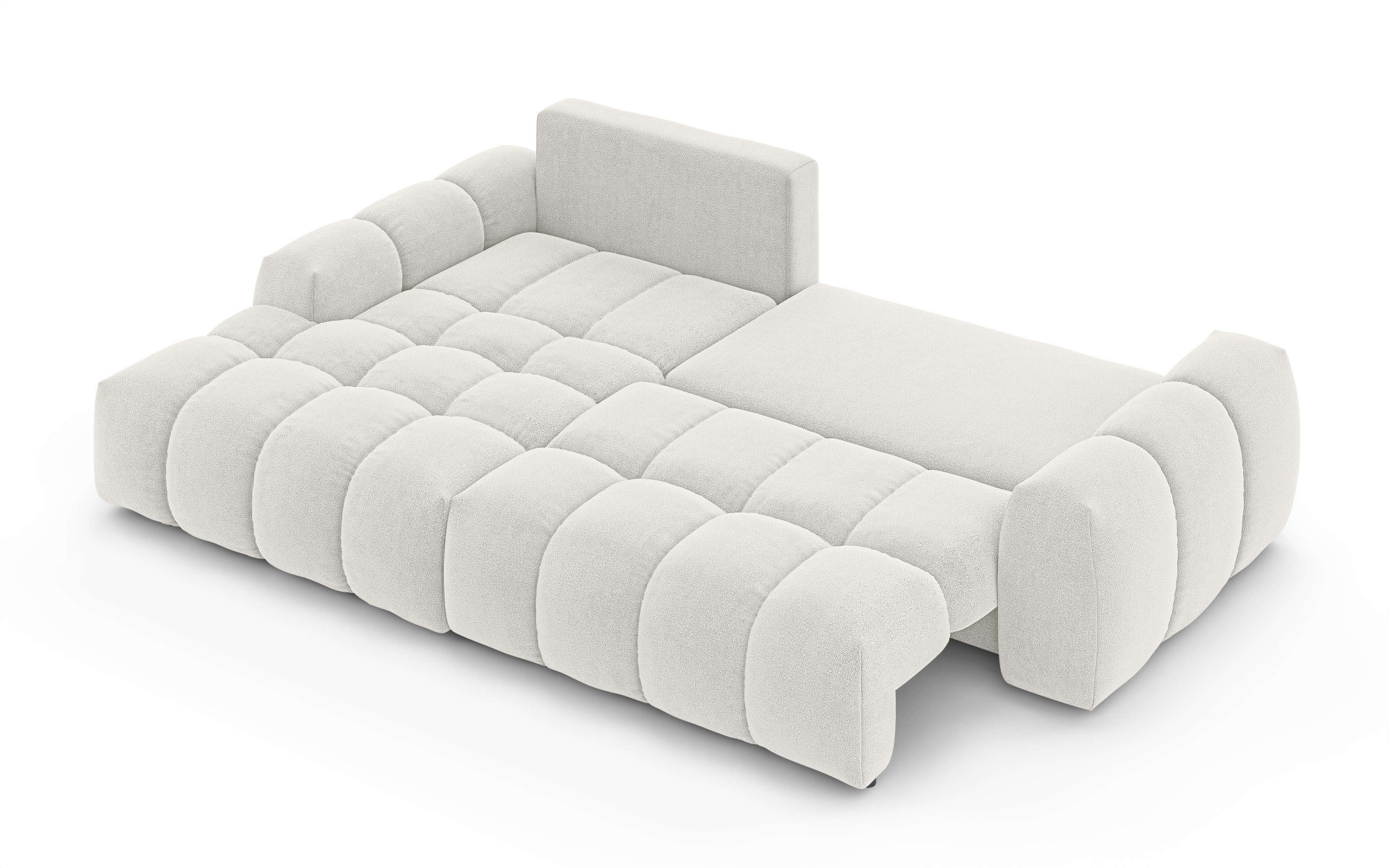 INOSIGN Ecksofa »AZITA klein optionale Schlafsofa mit Bettkasten, B/T/H: 270/166,5/84cm«, L-Form mit Wellenunterfederung, Bubble-Optik