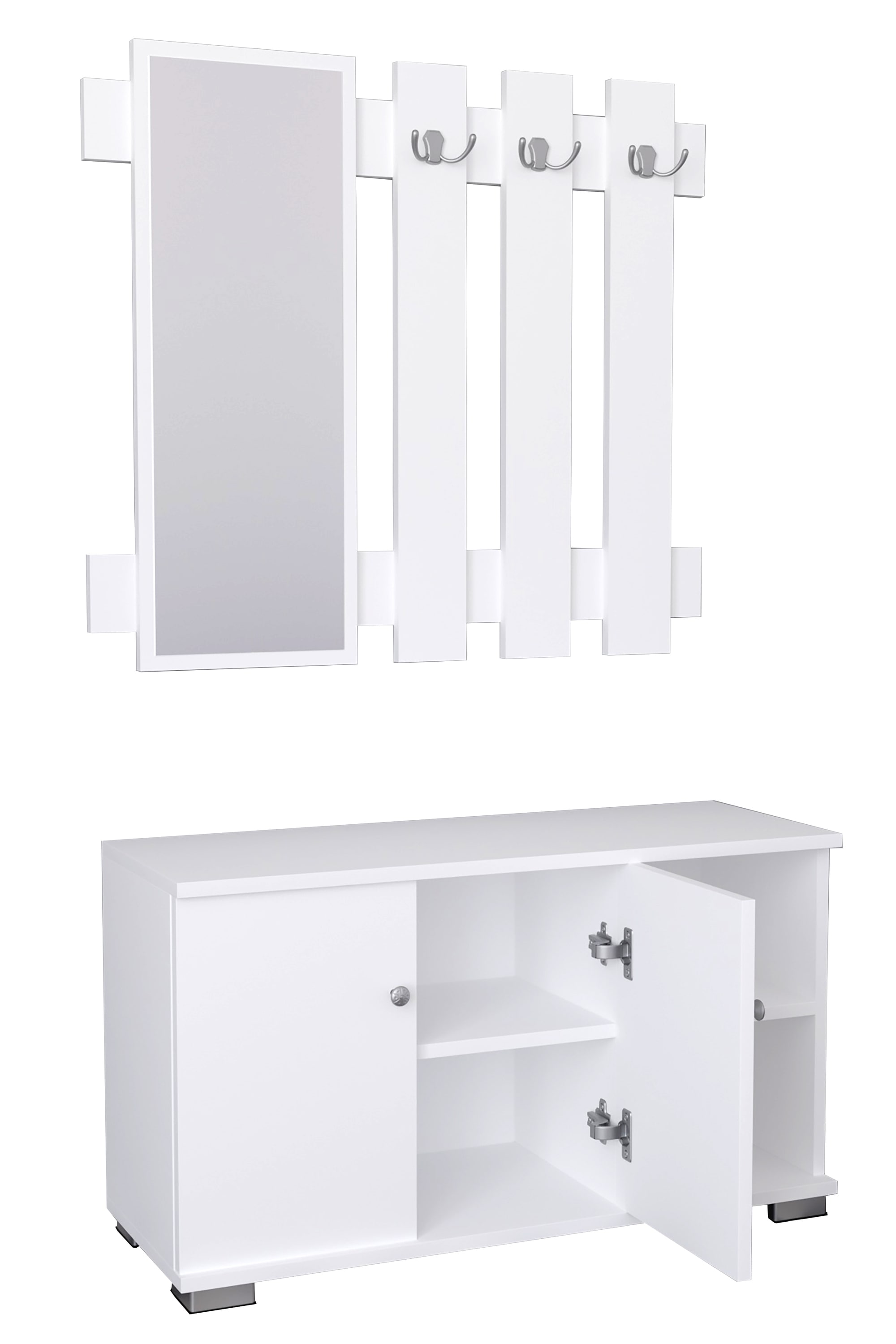 VCM Schuhschrank »2tlg. Holz Garderobe Dielenmöbel Schuhe Gados XL«
