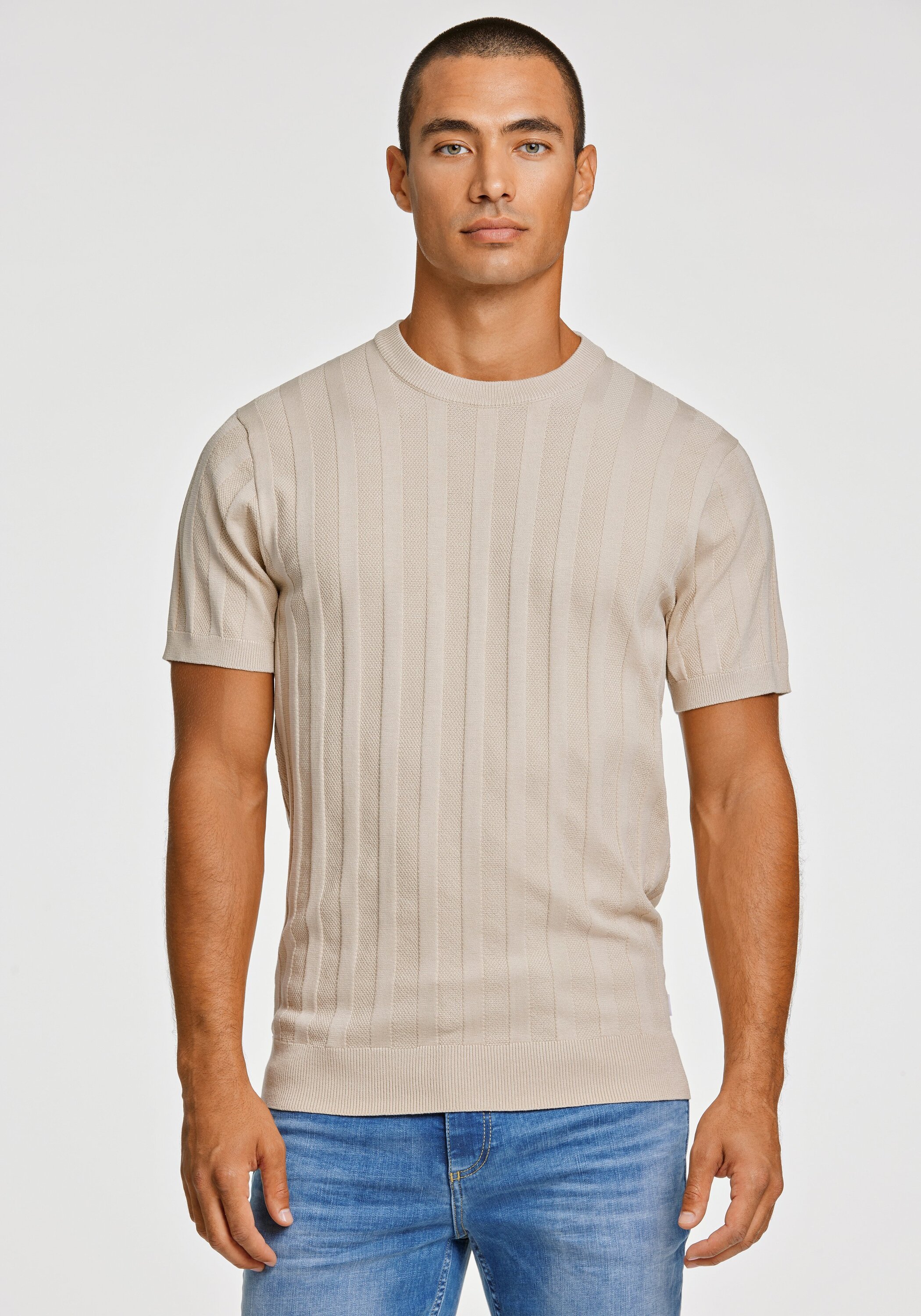 LINDBERGH Kurzarmshirt "T-Shirt (Kurzarm) Relaxed Fit"