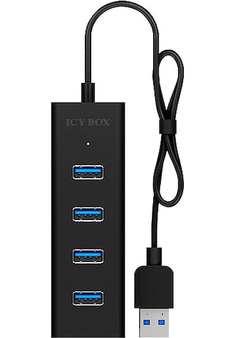 ICY BOX Computer-Adapter » 4 Port USB laikmena...