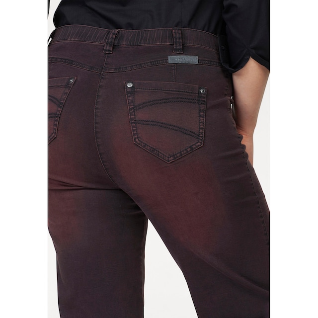 KjBRAND Straight-Jeans »Babsie: bequemer Oberschenkel«, Super Stretch,  Overdyed Denim für kaufen | BAUR