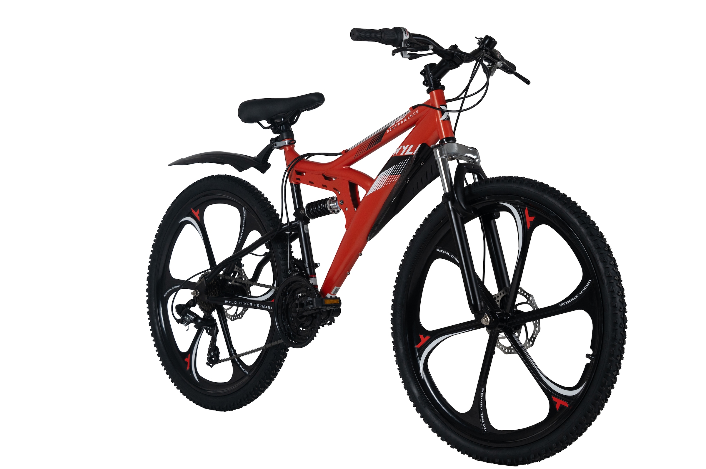 WYLD Mountainbike 21 Gang Shimano Tourney Schaltwerk Kettenschaltung