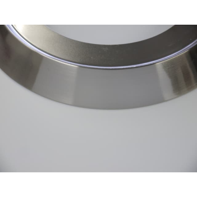 niermann Deckenleuchte »Opal matt, Dekorring Nickel matt, 45 cm, HF Sensor,  LED«, 1 flammig-flammig | BAUR