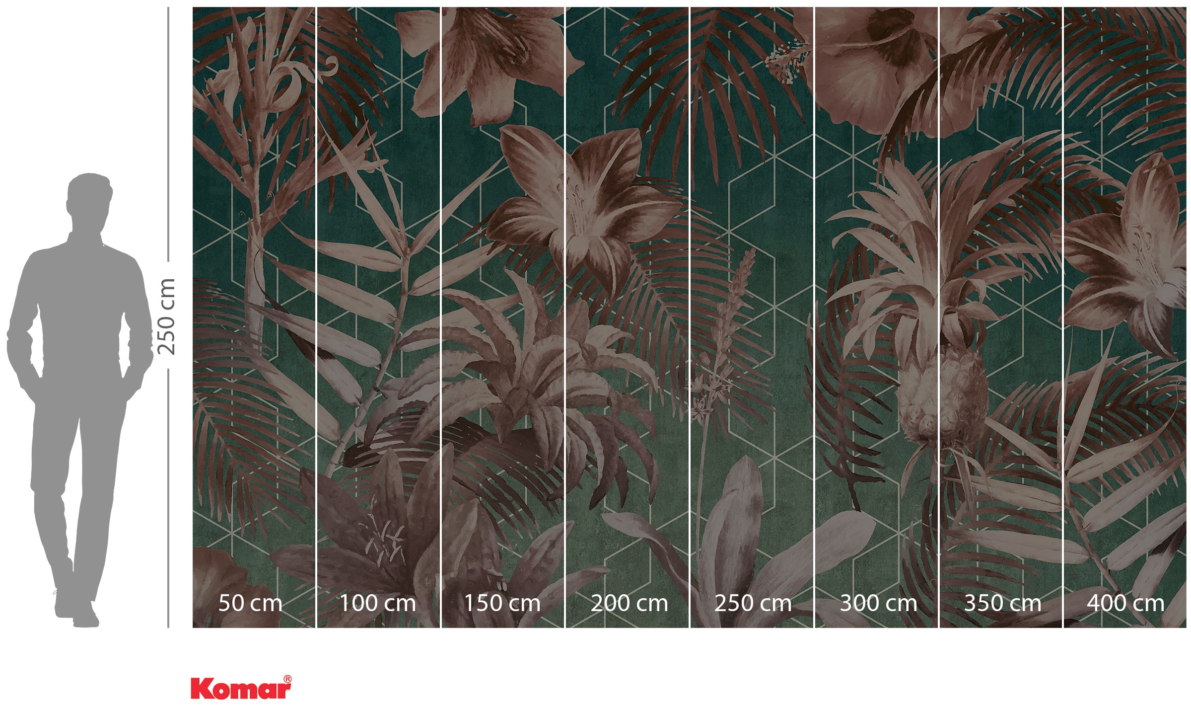 Komar Vliestapete »Digitaldruck Vlies - Toujours - Größe 400 x 250 cm«, bedruckt, Wohnzimmer, Schlafzimmer